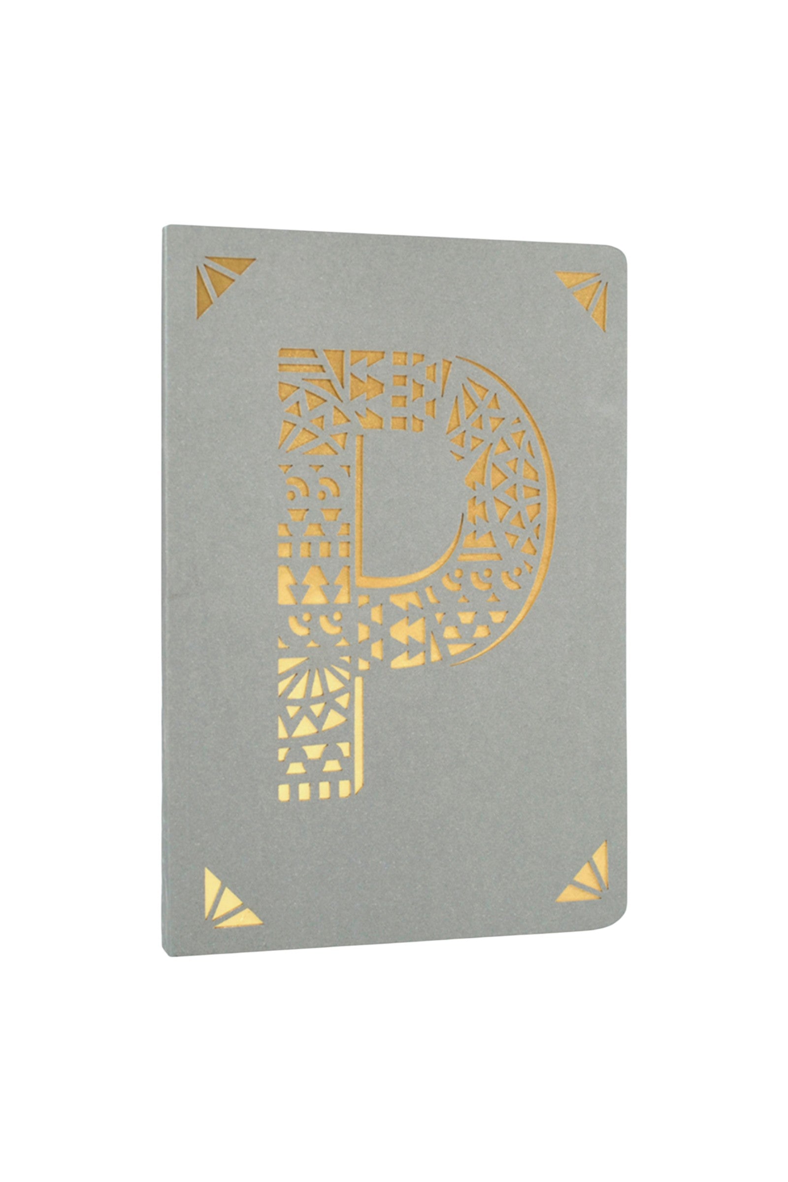 P monogram A6 notebook - Front