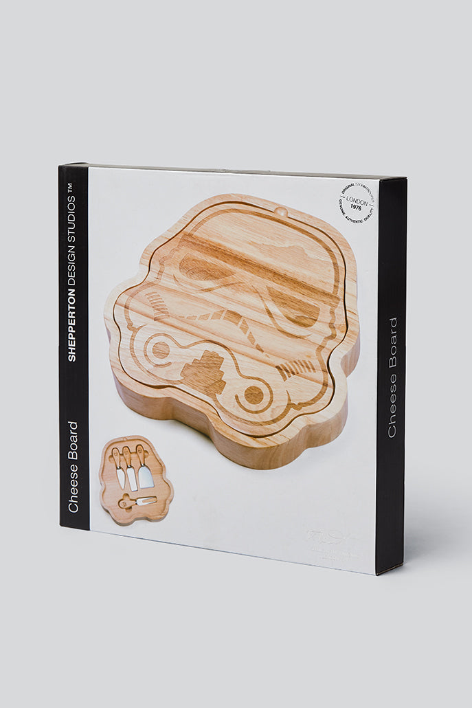 Storm Trooper Cheeseboard and Knives