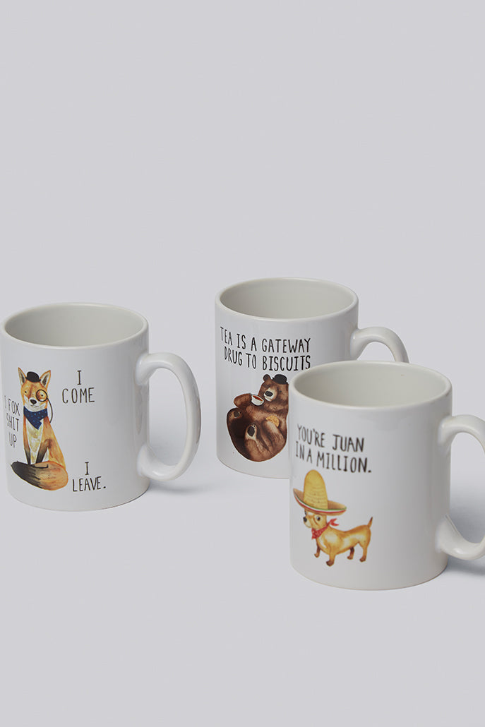 I Come, I Fox Up, I Leave Mug