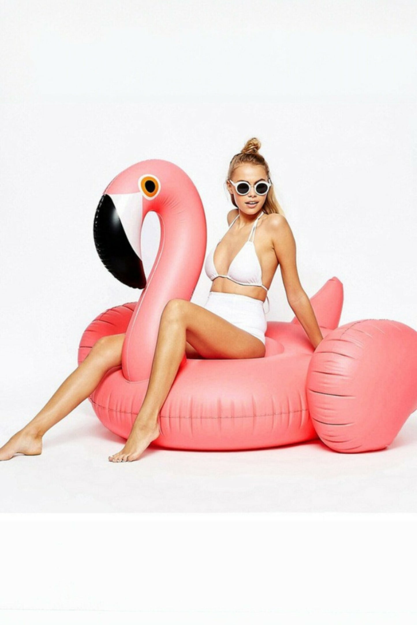 Flamingo Pool Float With LED Lighting at Base