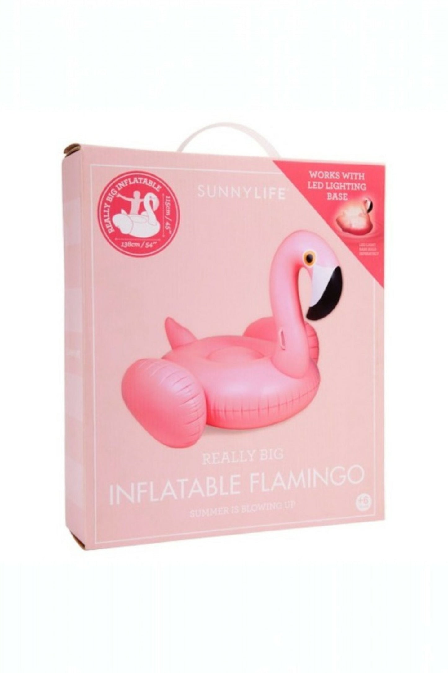 Flamingo Pool Float With LED Lighting at Base