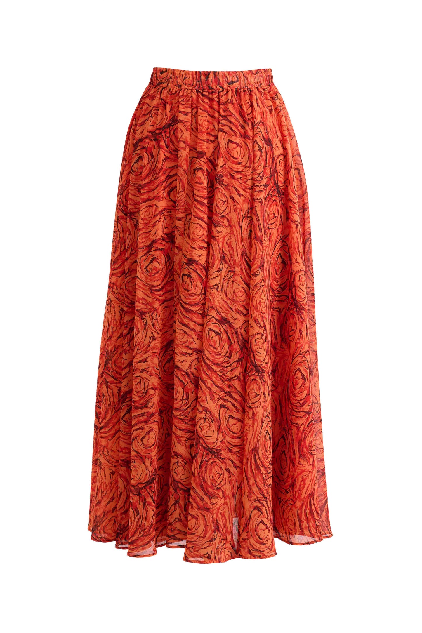 Agatha Rosechild Full Circle Maxi Skirt – Apricot