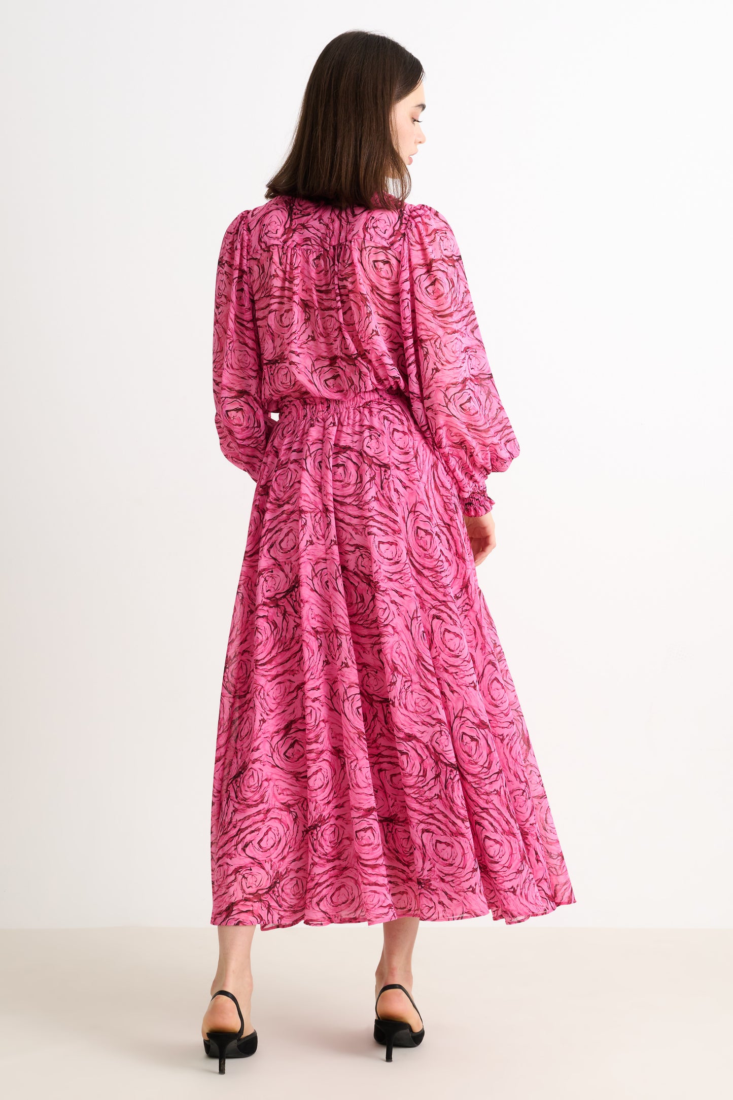 Agatha Rosechild Full Circle Maxi Skirt – Pink