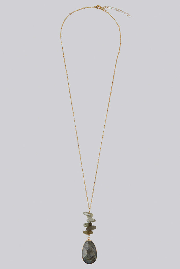 Louche Anna Necklace Grey