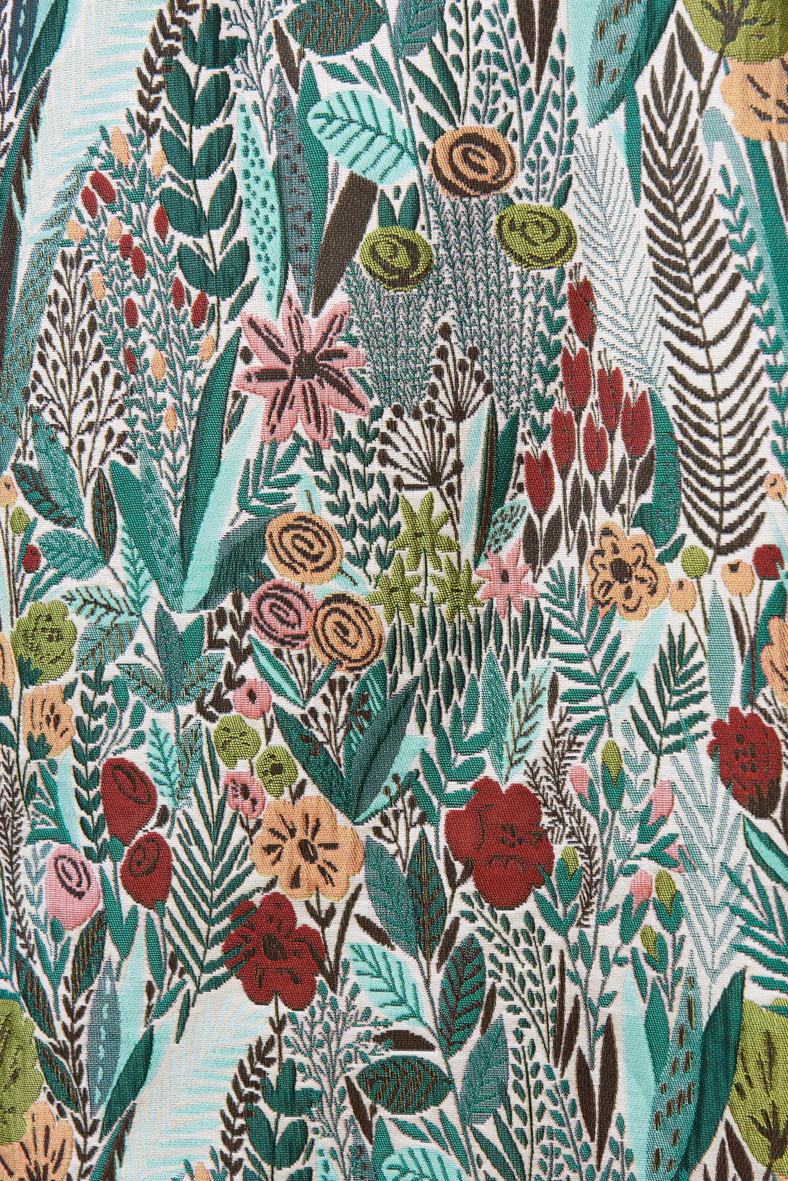 Salut Jungle Jacquard Jacket - Green - Detail 4
