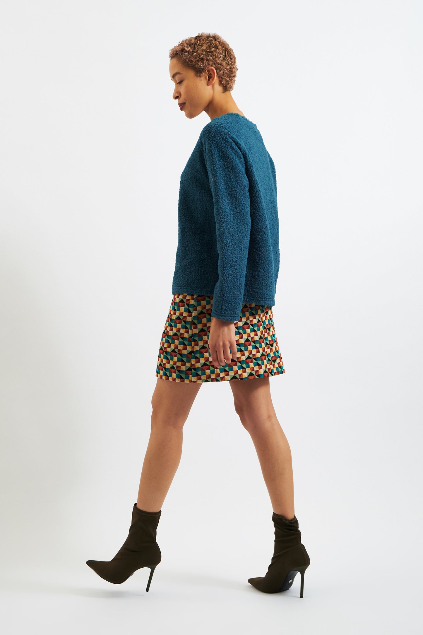 Aubin Geo Jacquard Mini Skirt