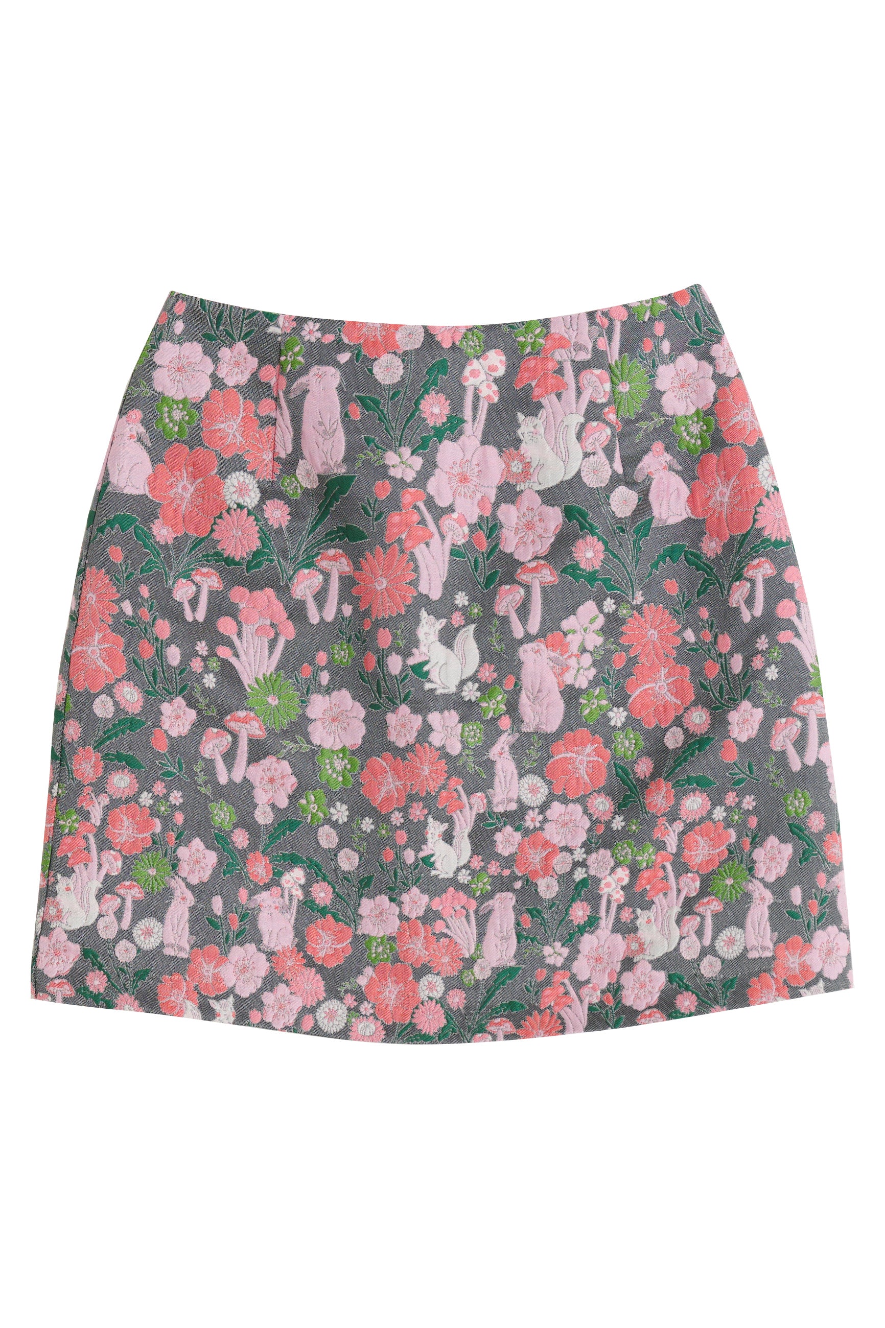 Aubin Fairytale Jacquard Mini Skirt - Pink