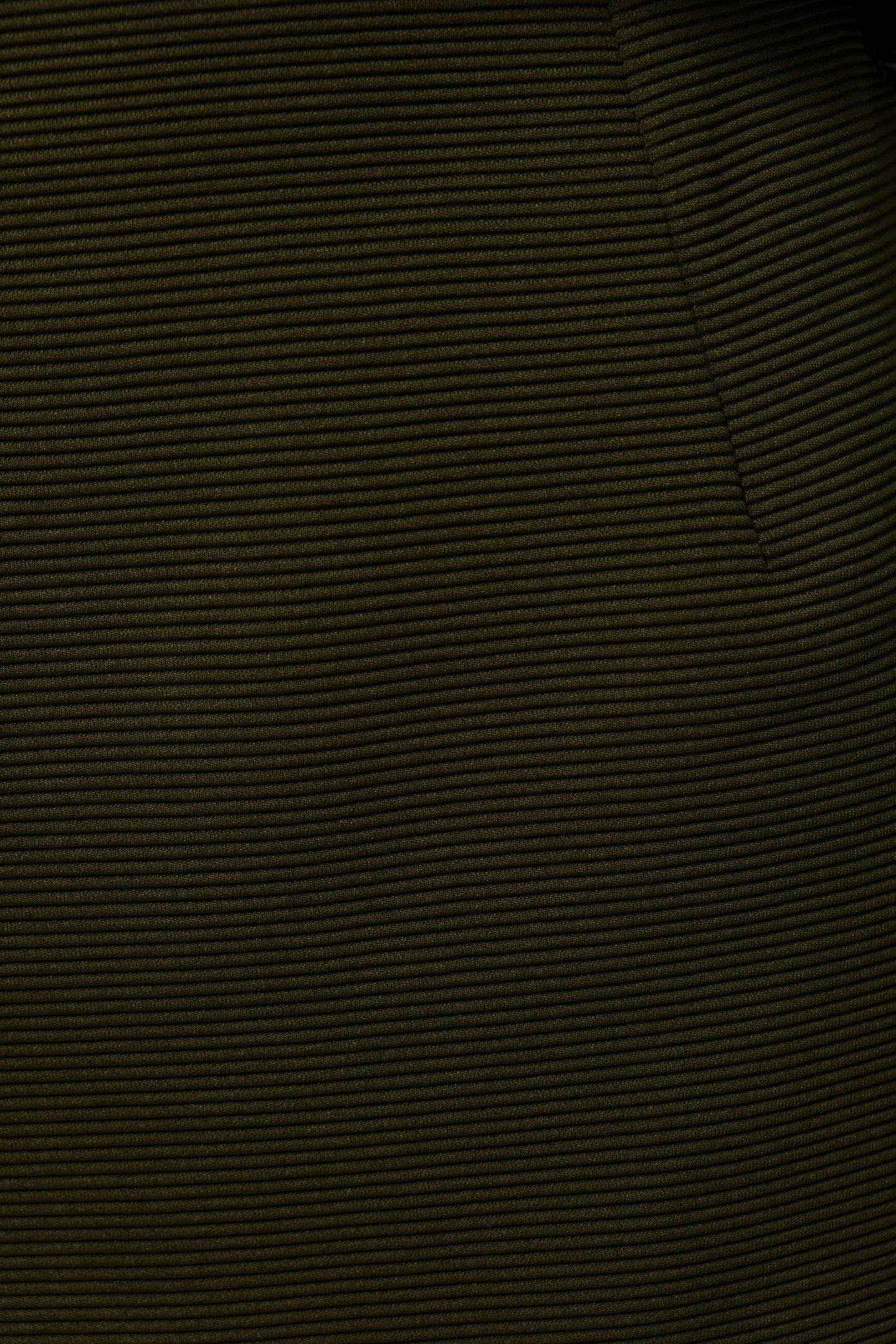 Aubin Rib Mini Skirt - Green