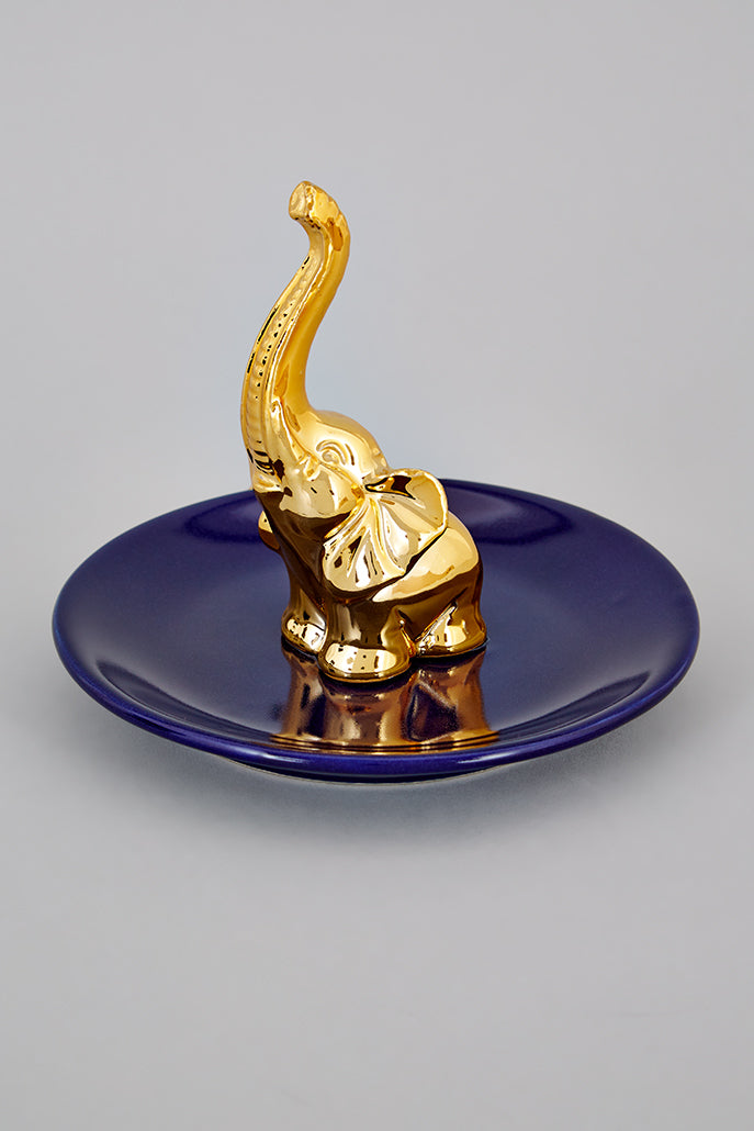 Ceramic Elephant Ring Holder