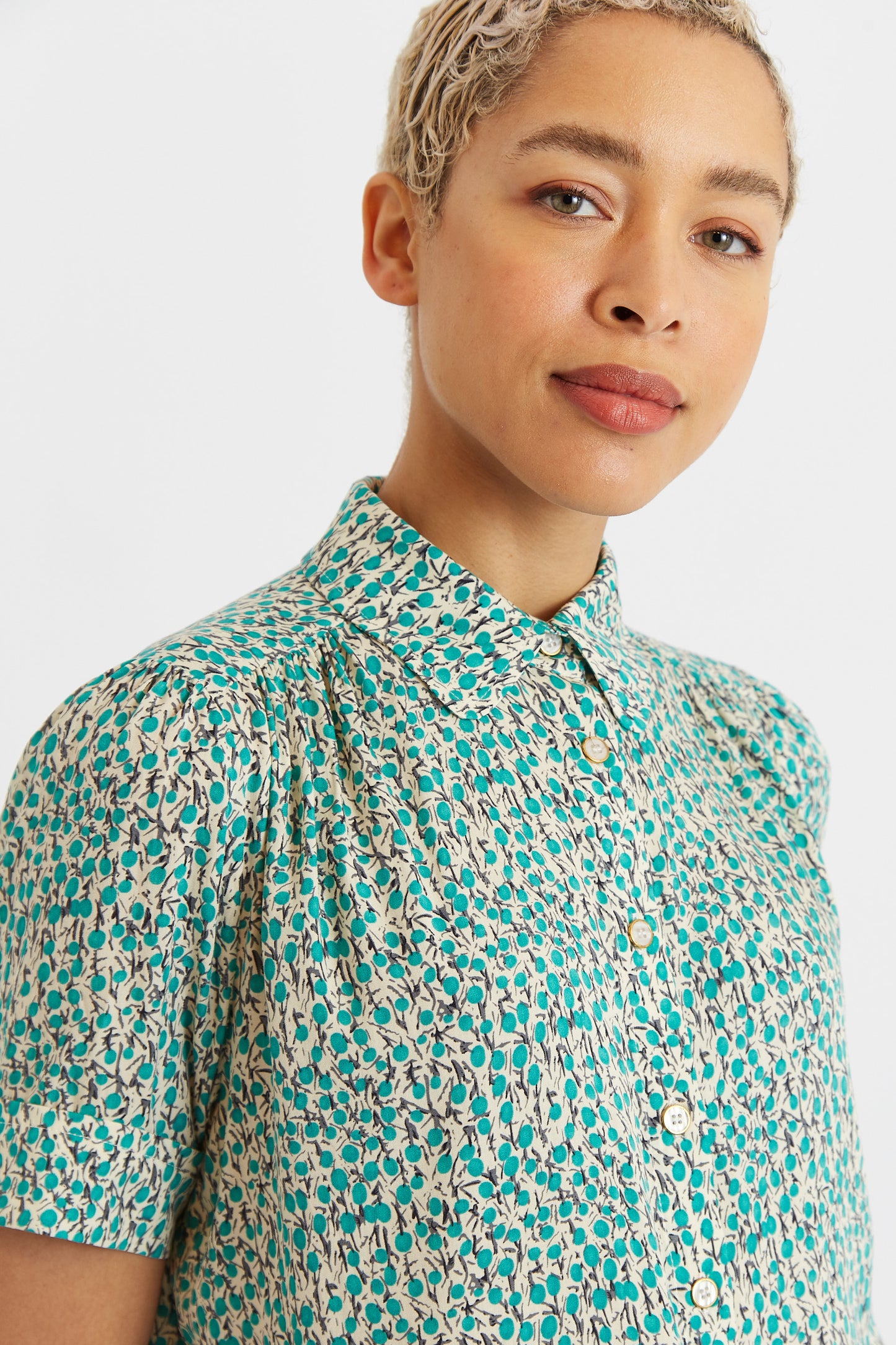 Barclay Sugar Plum Print Blouse