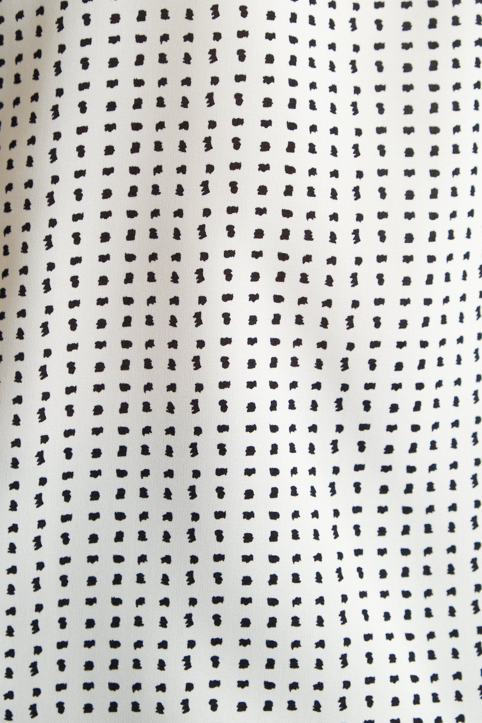 Barclay Mono Optic Print Short Sleeve Shirt Black and White - Styled