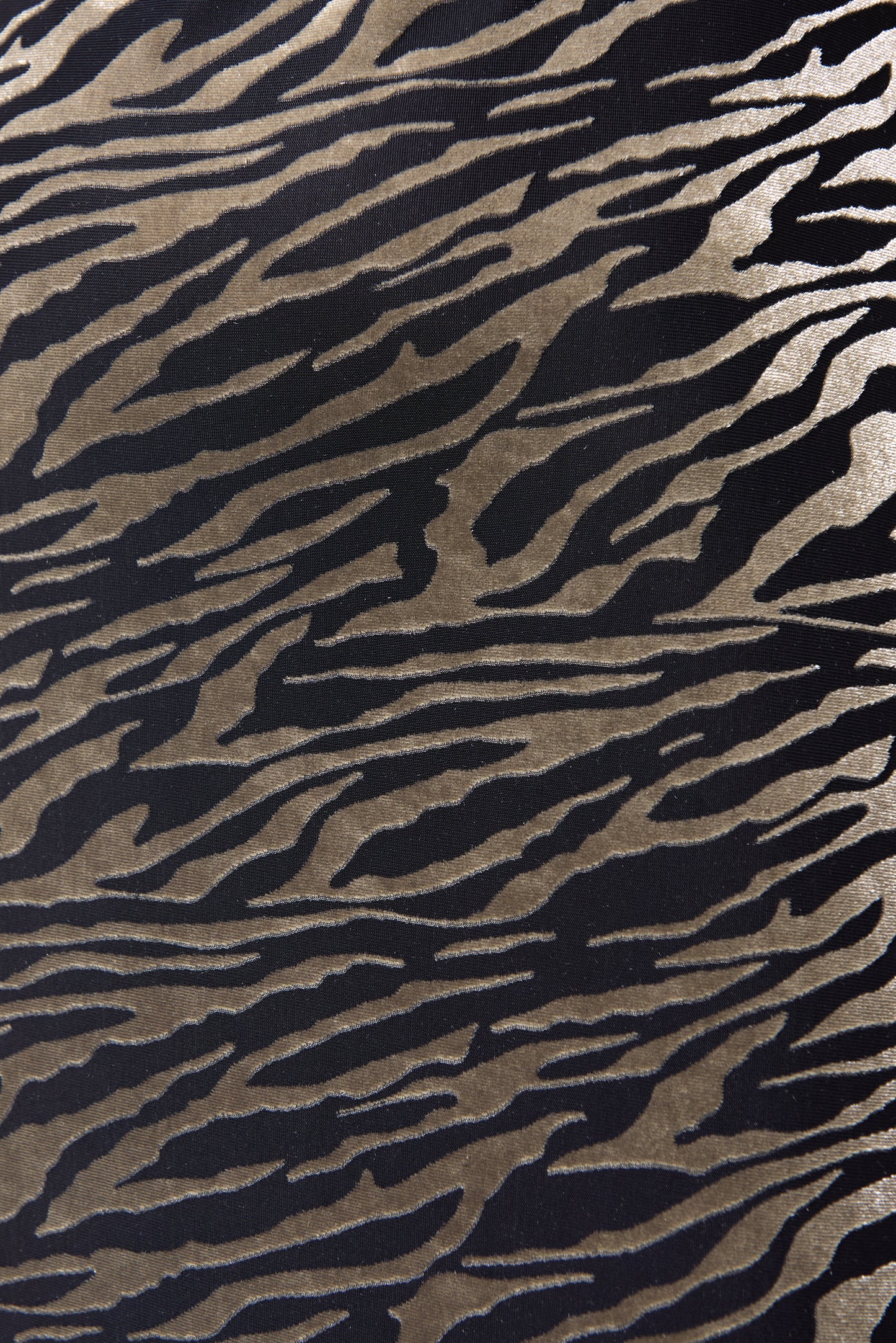 Beyla Zebra Devorie V-Back Midaxi Dress