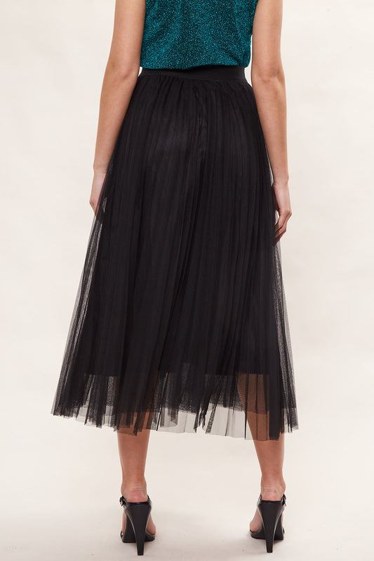 Betula Tulle Midi Black Skirt