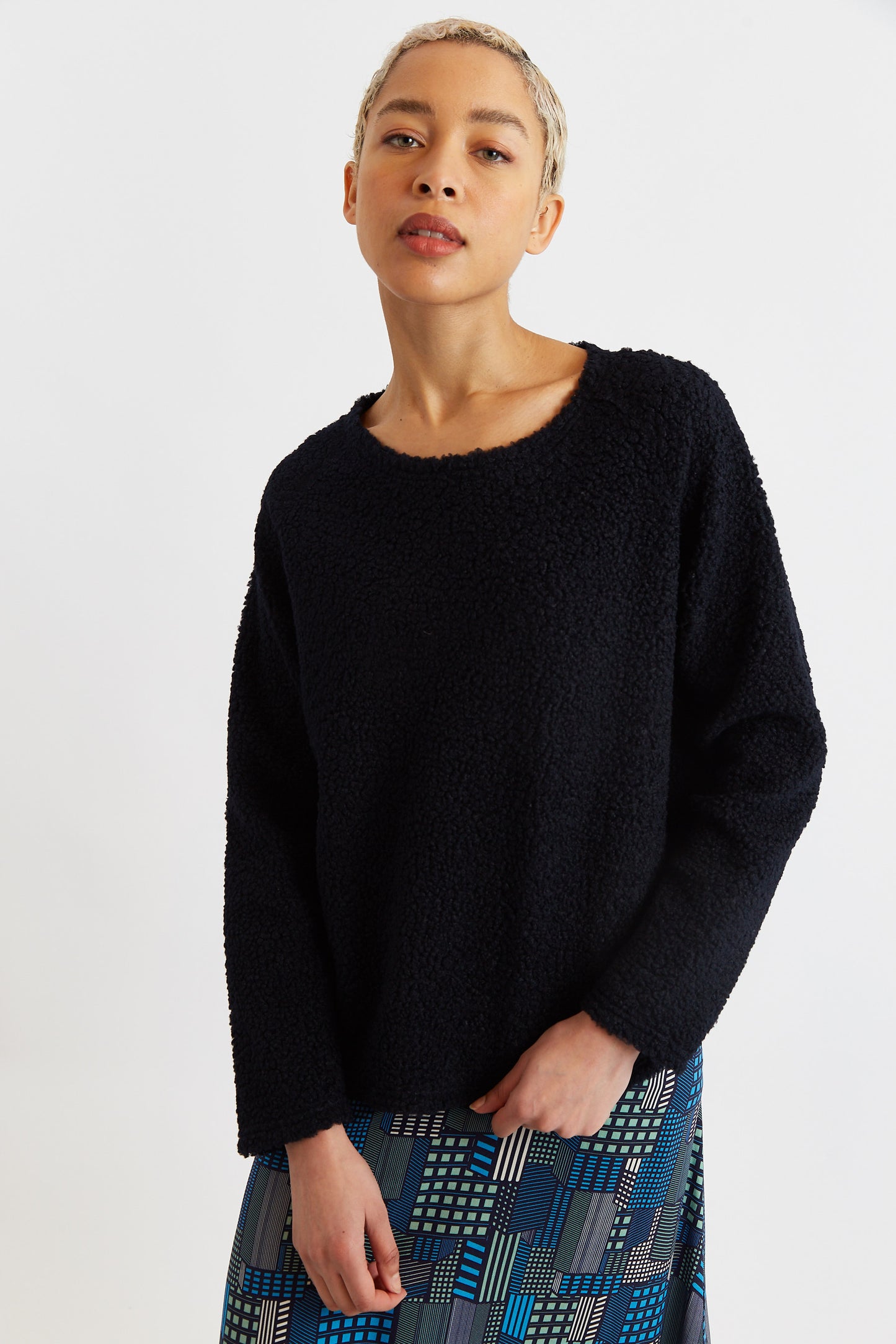 Blanka Borg Sweatshirt - Navy