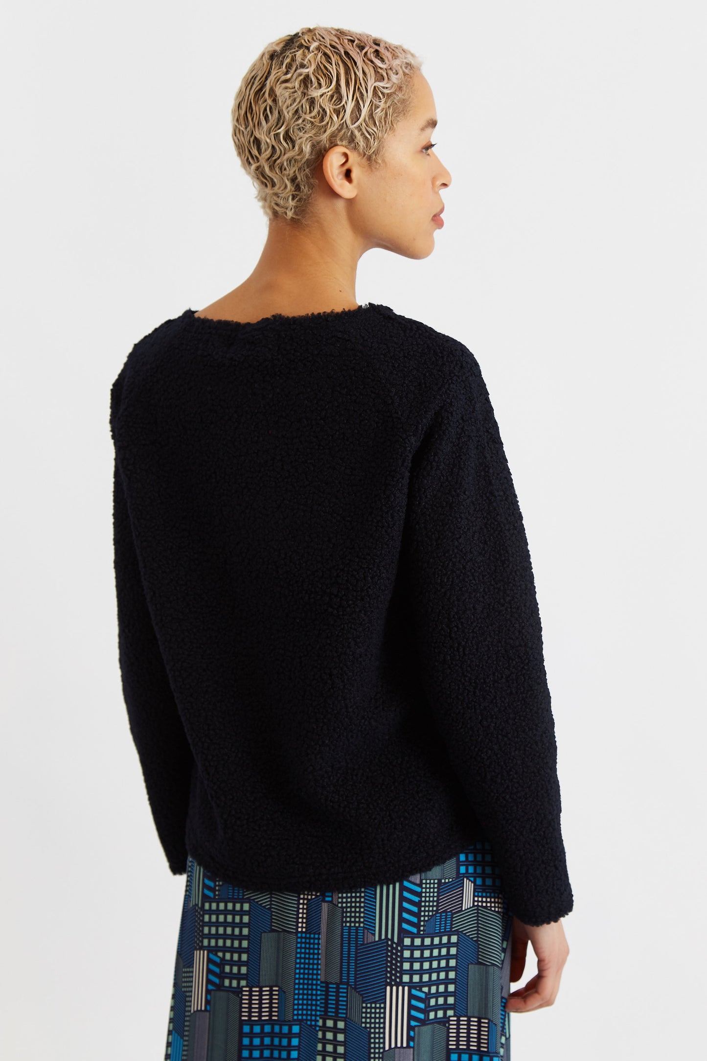 Blanka Borg Sweatshirt - Navy