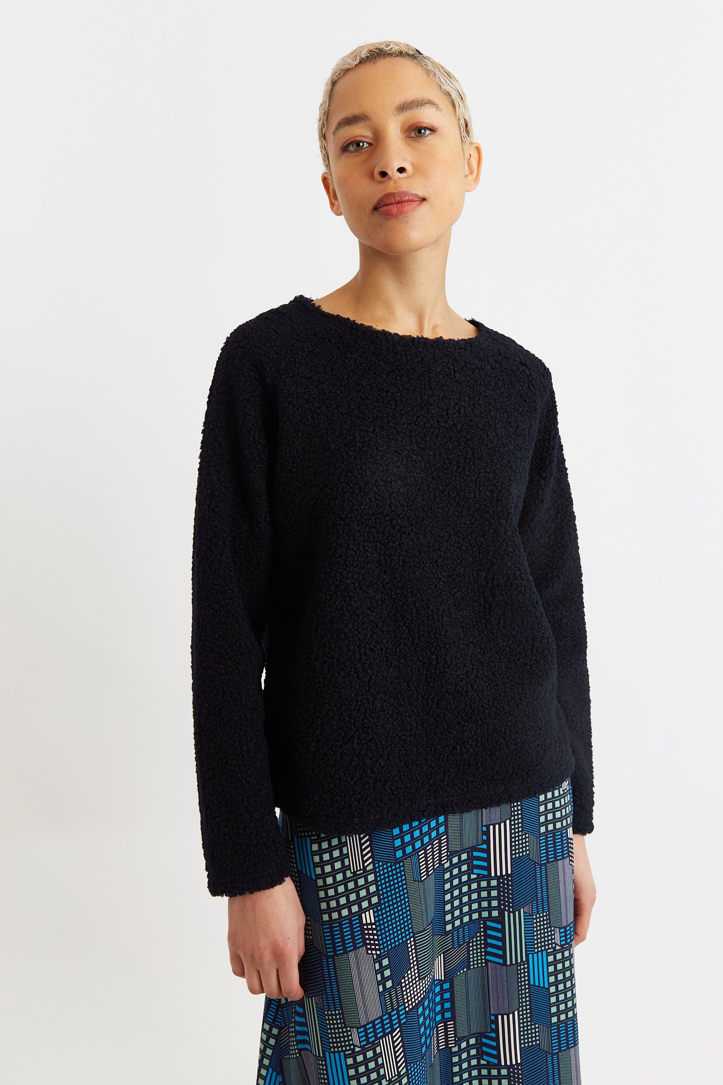 Blanka Borg Sweatshirt - Navy