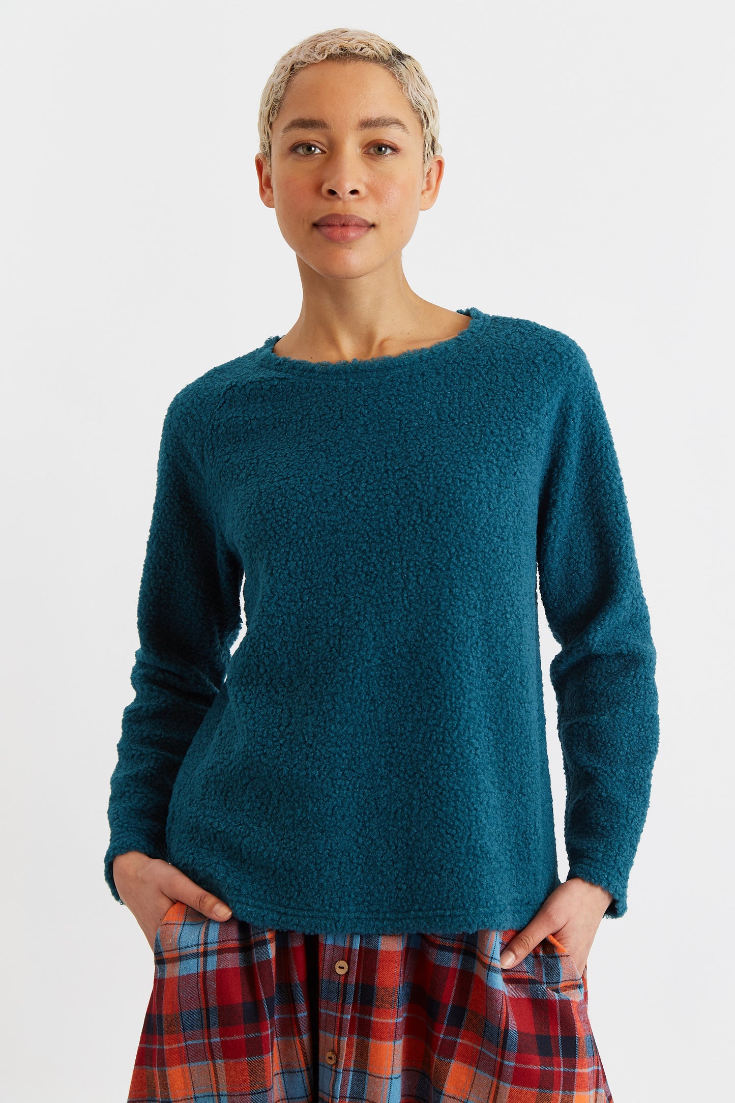 Blanka Borg Sweatshirt - Teal