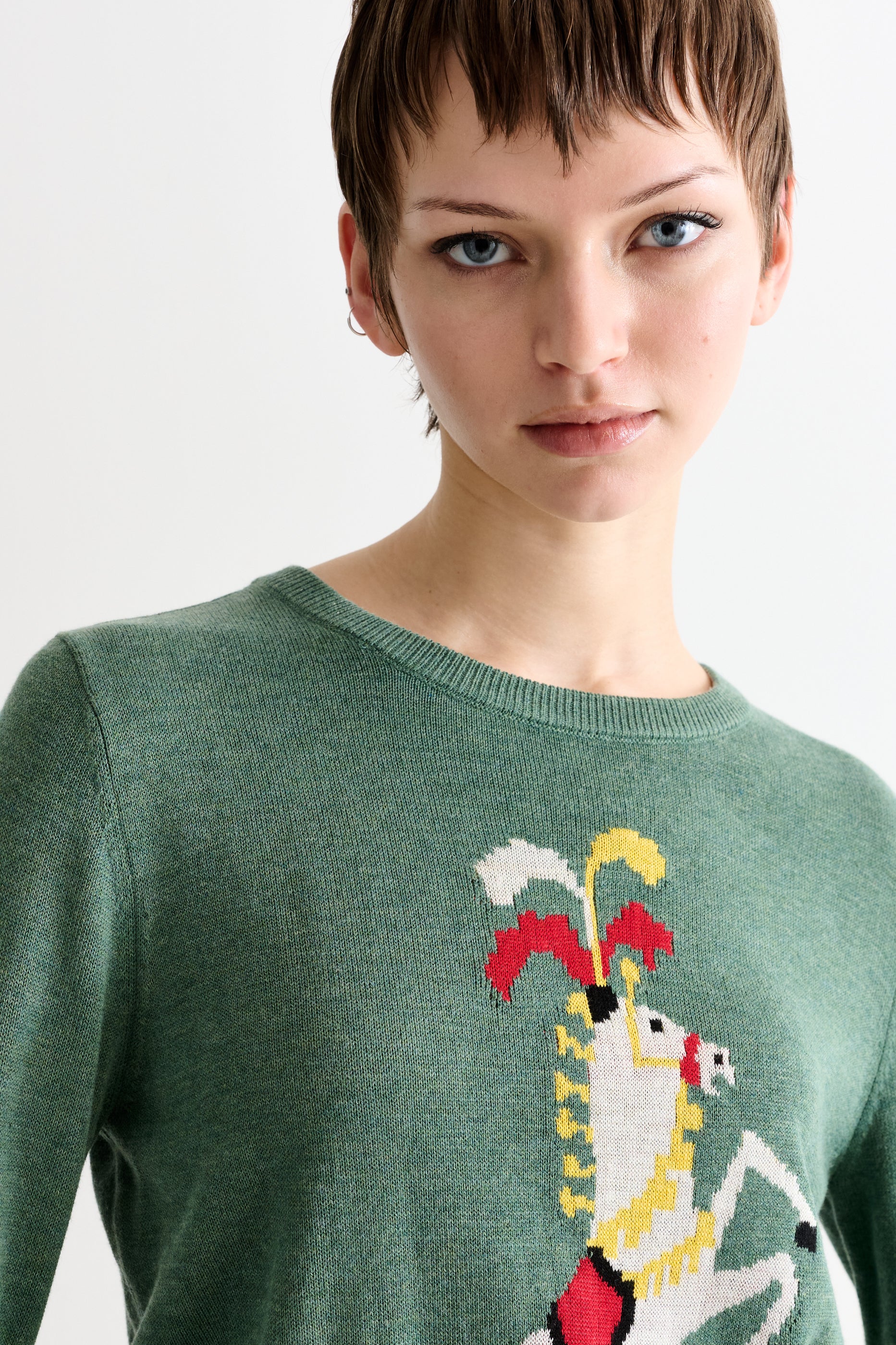 Bly Circus Pony Intarsia Jumper - Styled