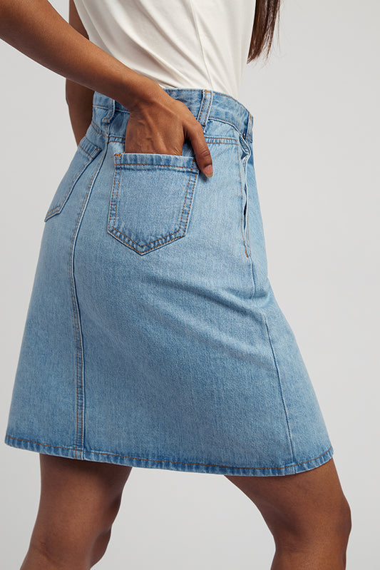 Bryony Denim Mini Skirt