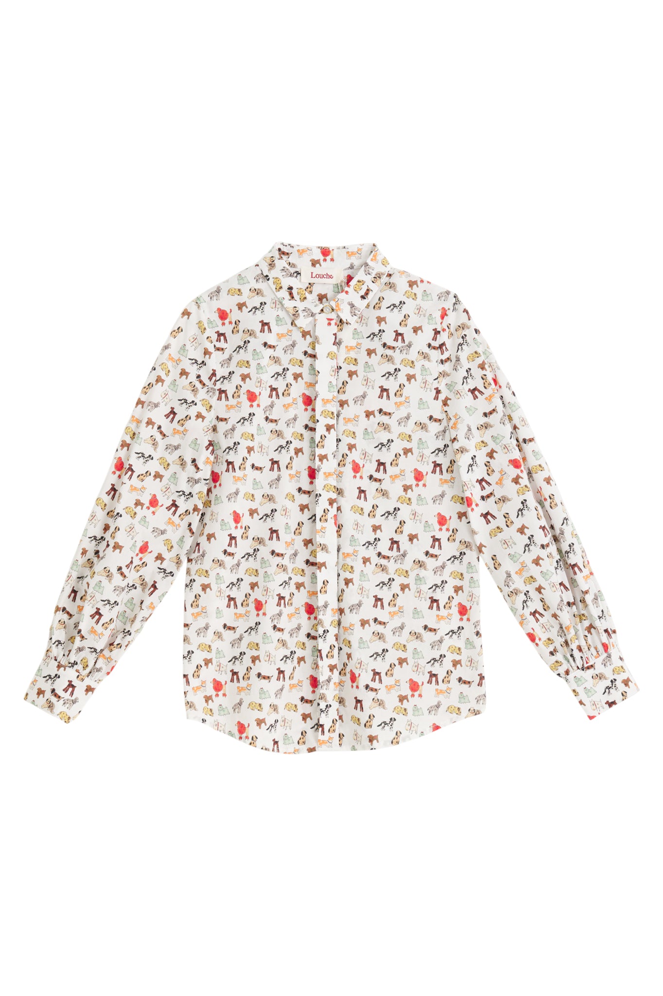 Byron Dogs Day Long Sleeve Shirt - Multicolour - Styled