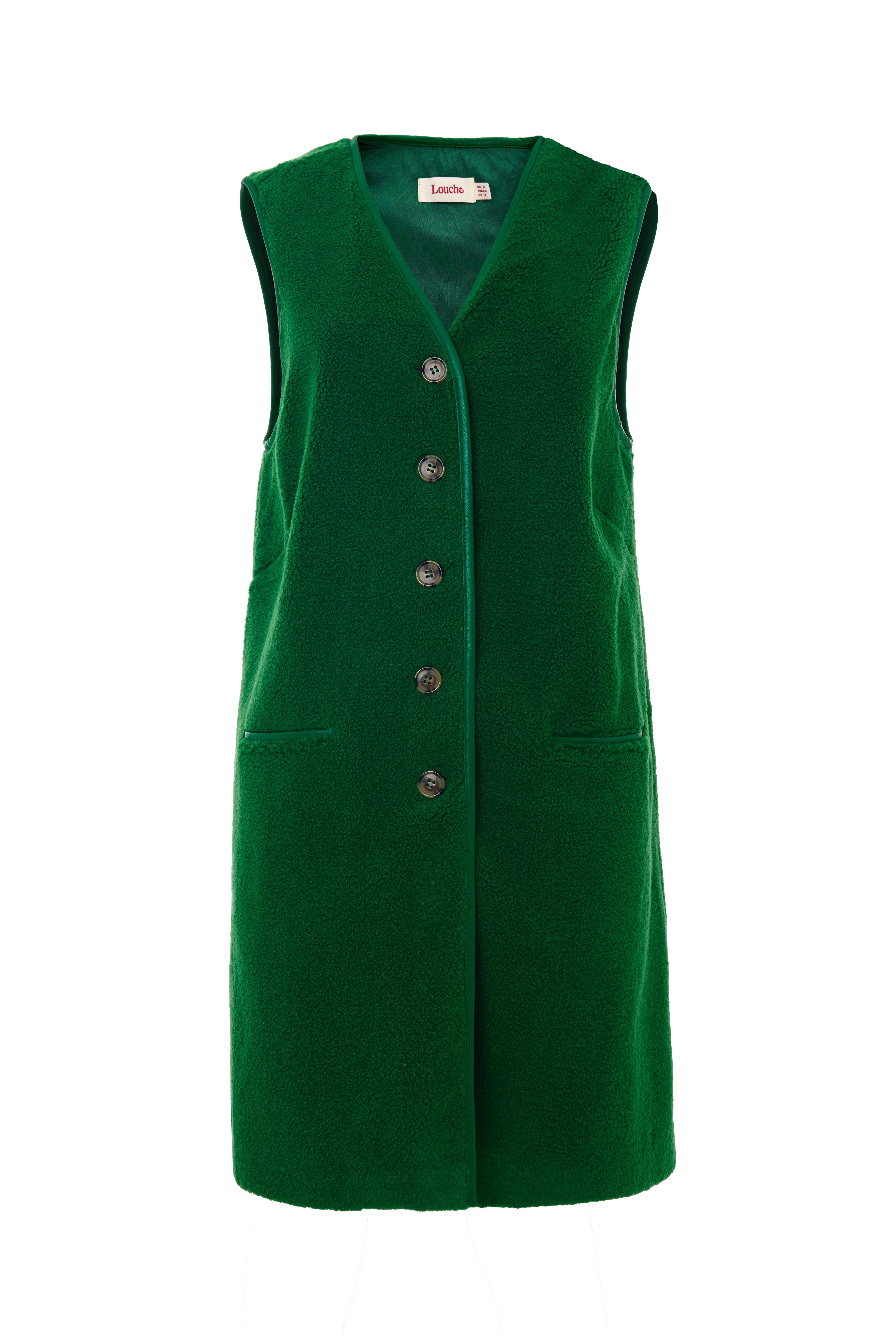 Cathel Borg Longline Waistcoat - Green