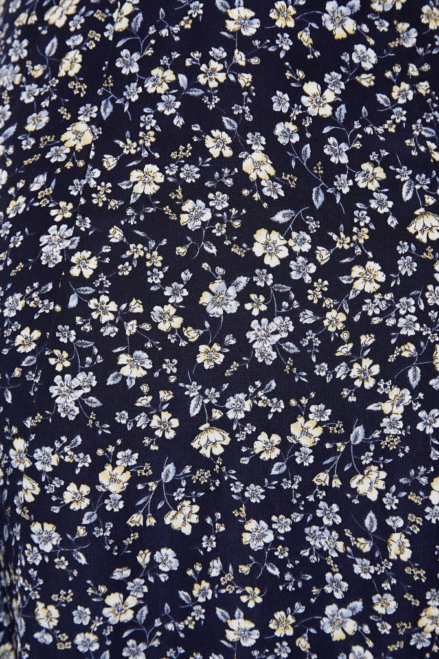 Cathleen Country Rose Print Midi Tea Dress