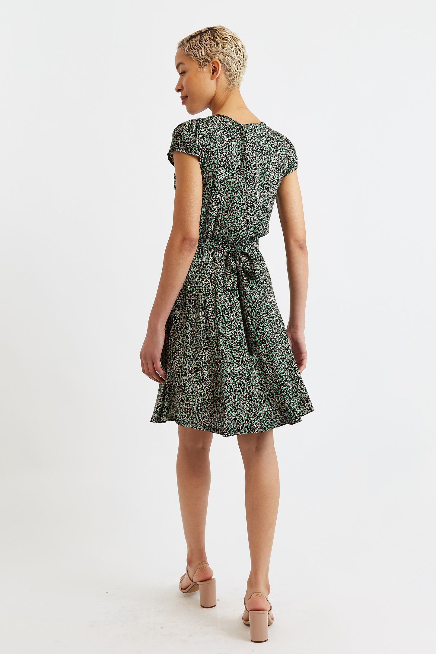 Cathleen Mini Sugar Plum Print Tea Dress