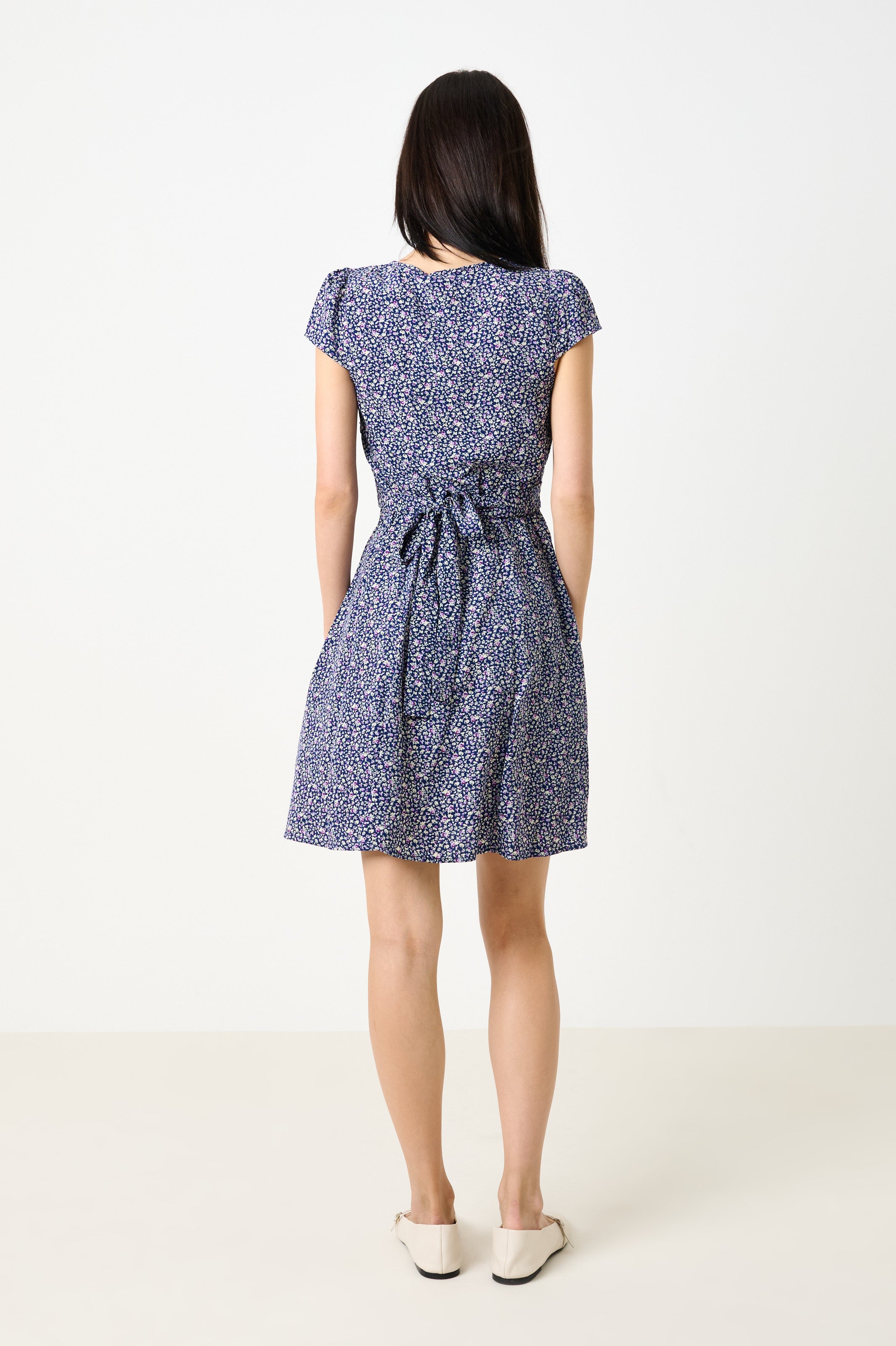 Cathleen Mini Tea dress Floral 10