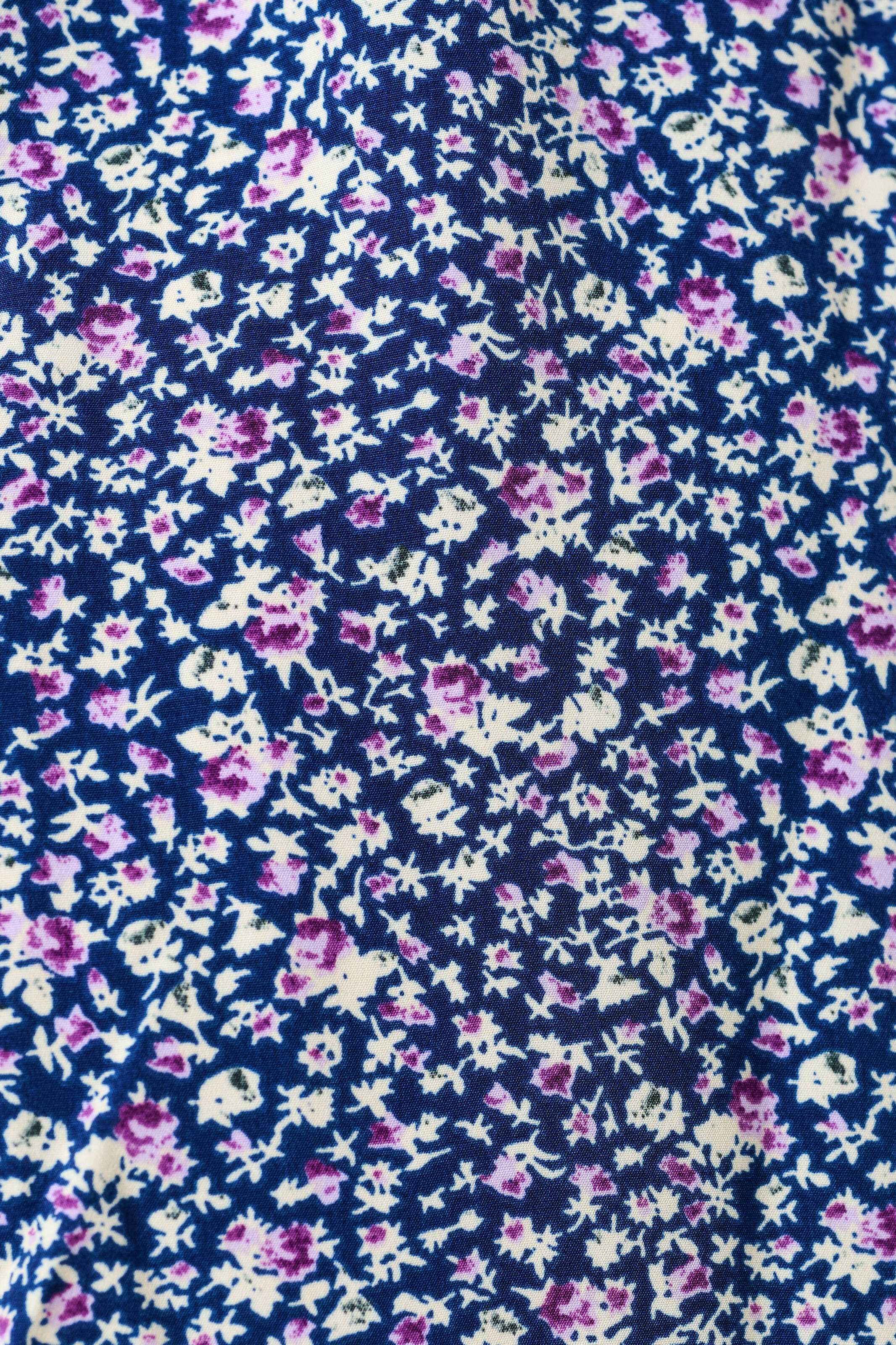 Cathleen Mini Tea Dress Ditsy Floral Blue - Styled