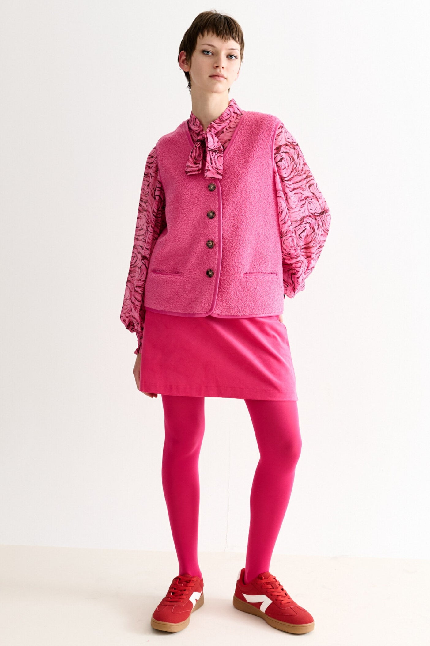 Chris Borg Waistcoat – Pink - Detail 2