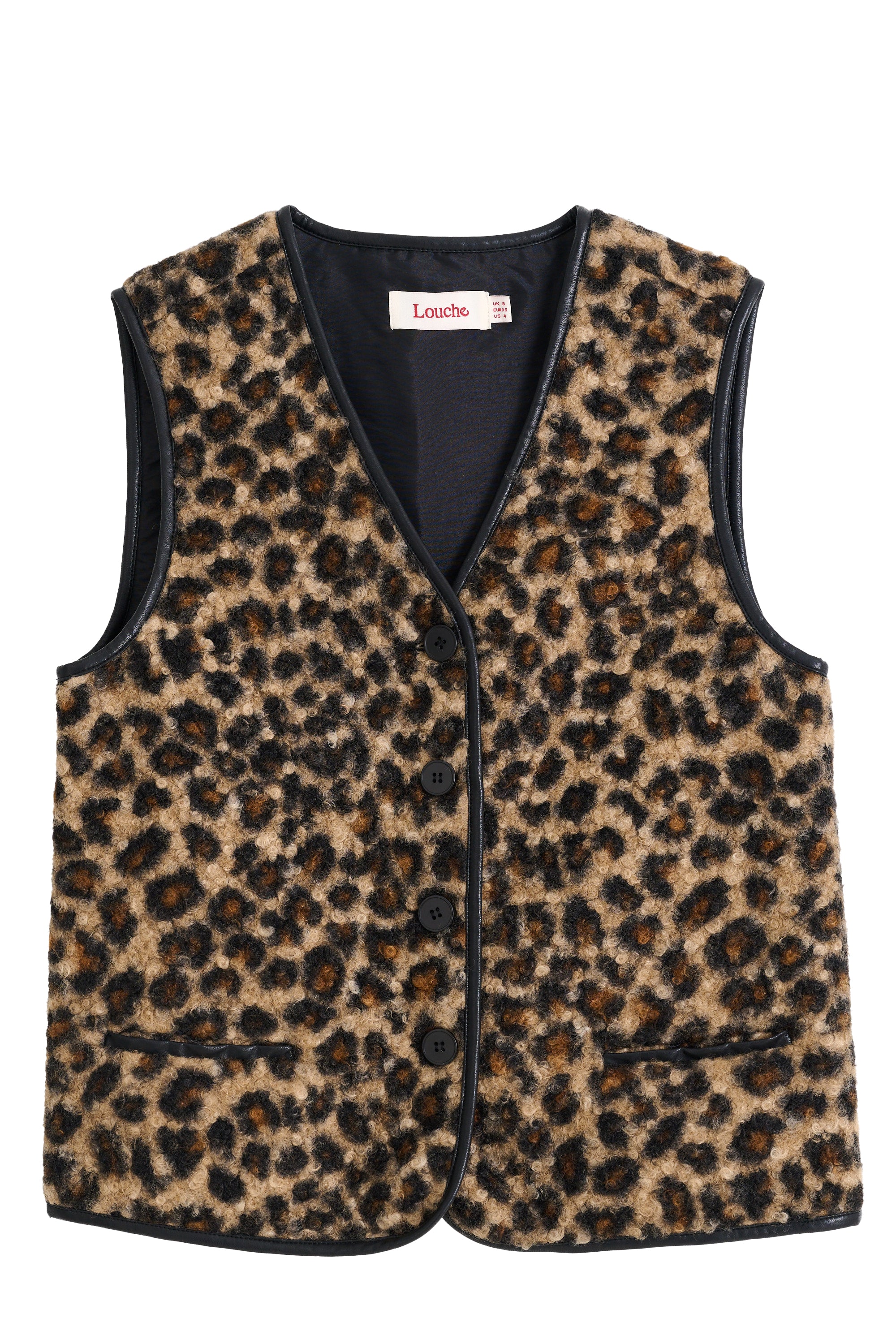 Chris Animal Gilet - Taupe