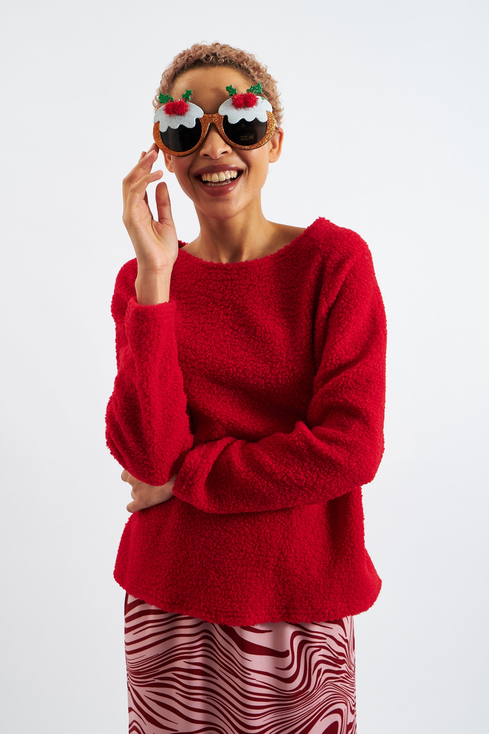 Christmas Pudding Glasses - Detail 4