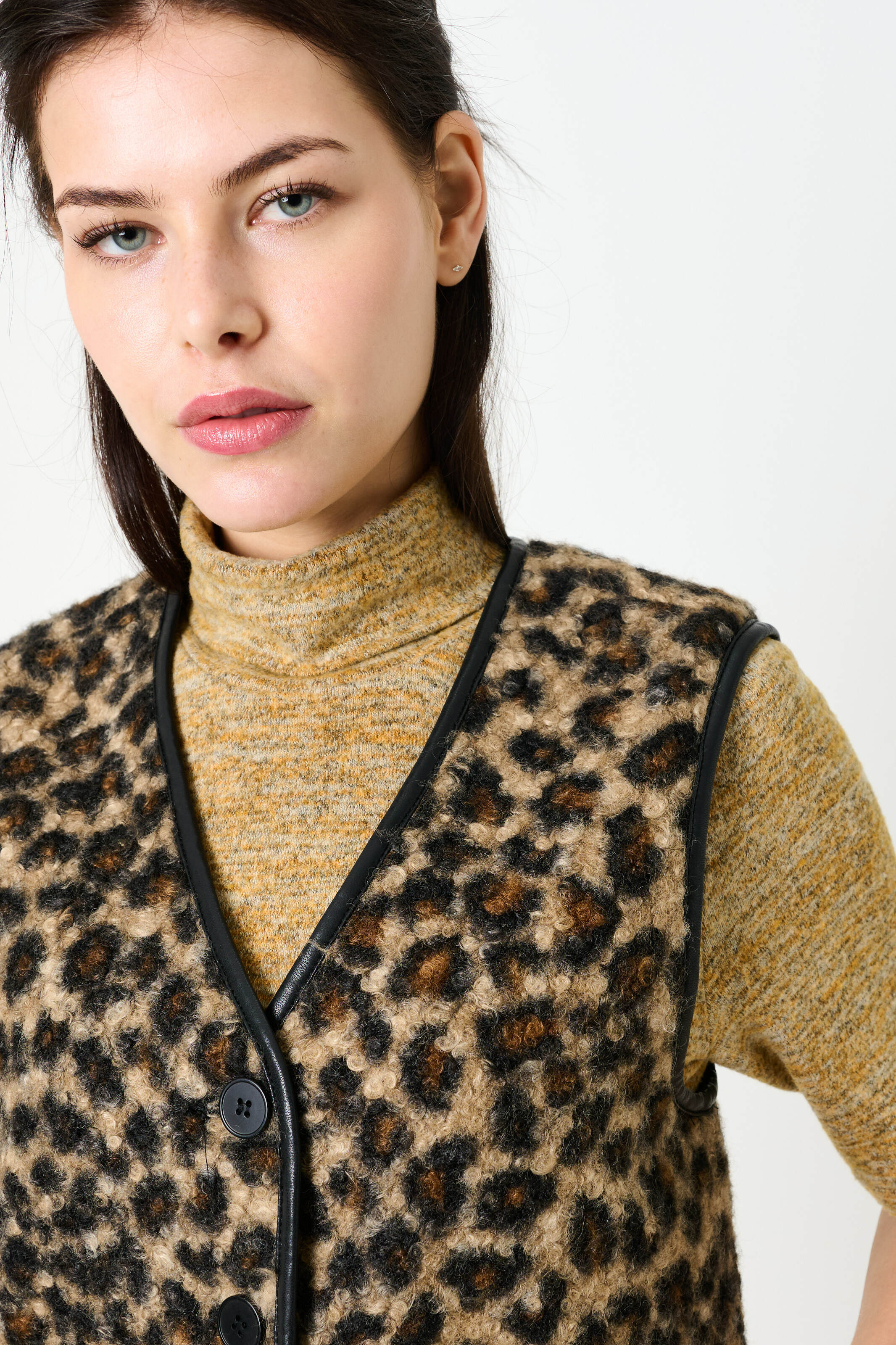 Chris Animal Gilet - Taupe