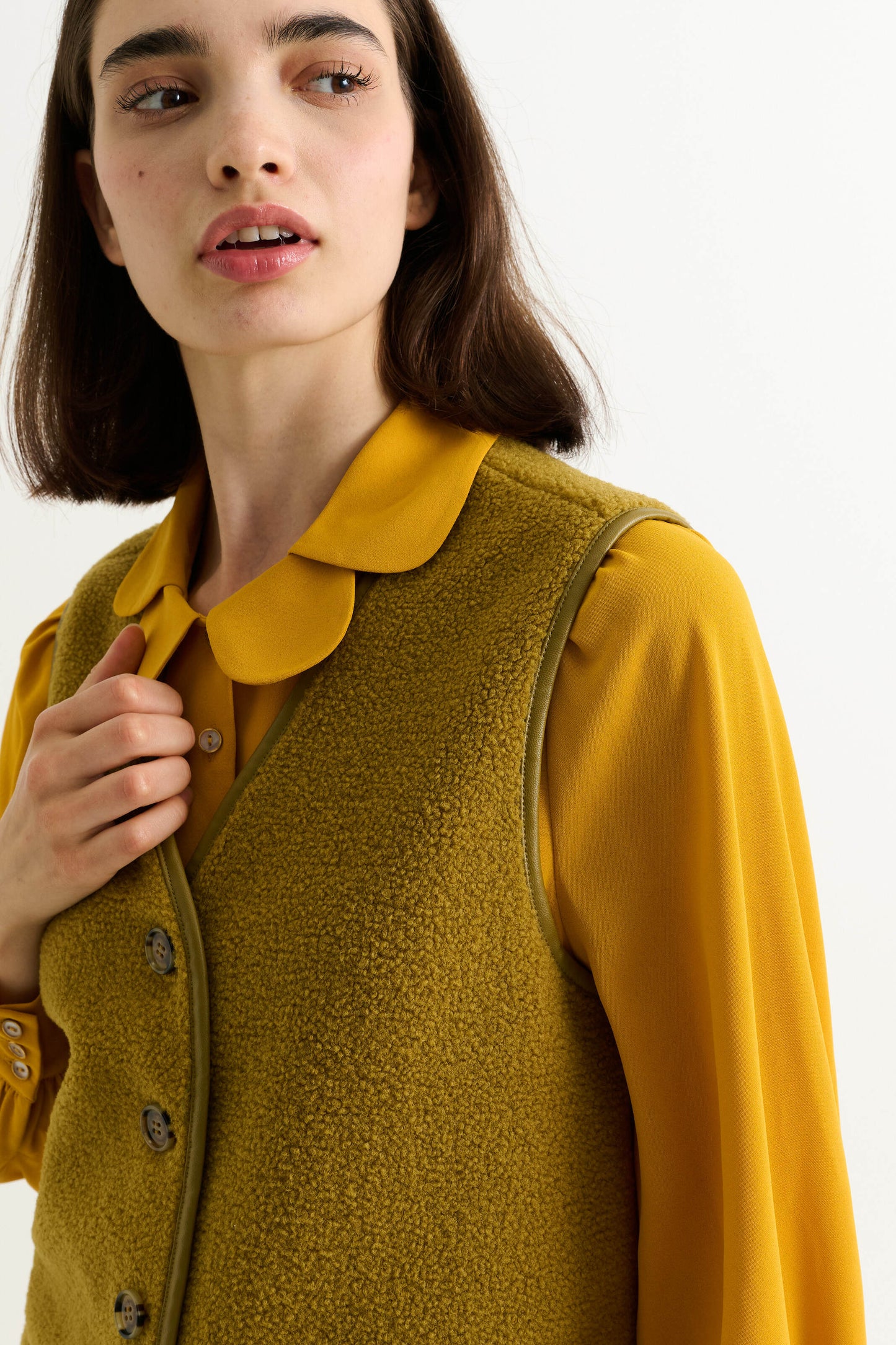 Chris Borg Waistcoat – Mustard