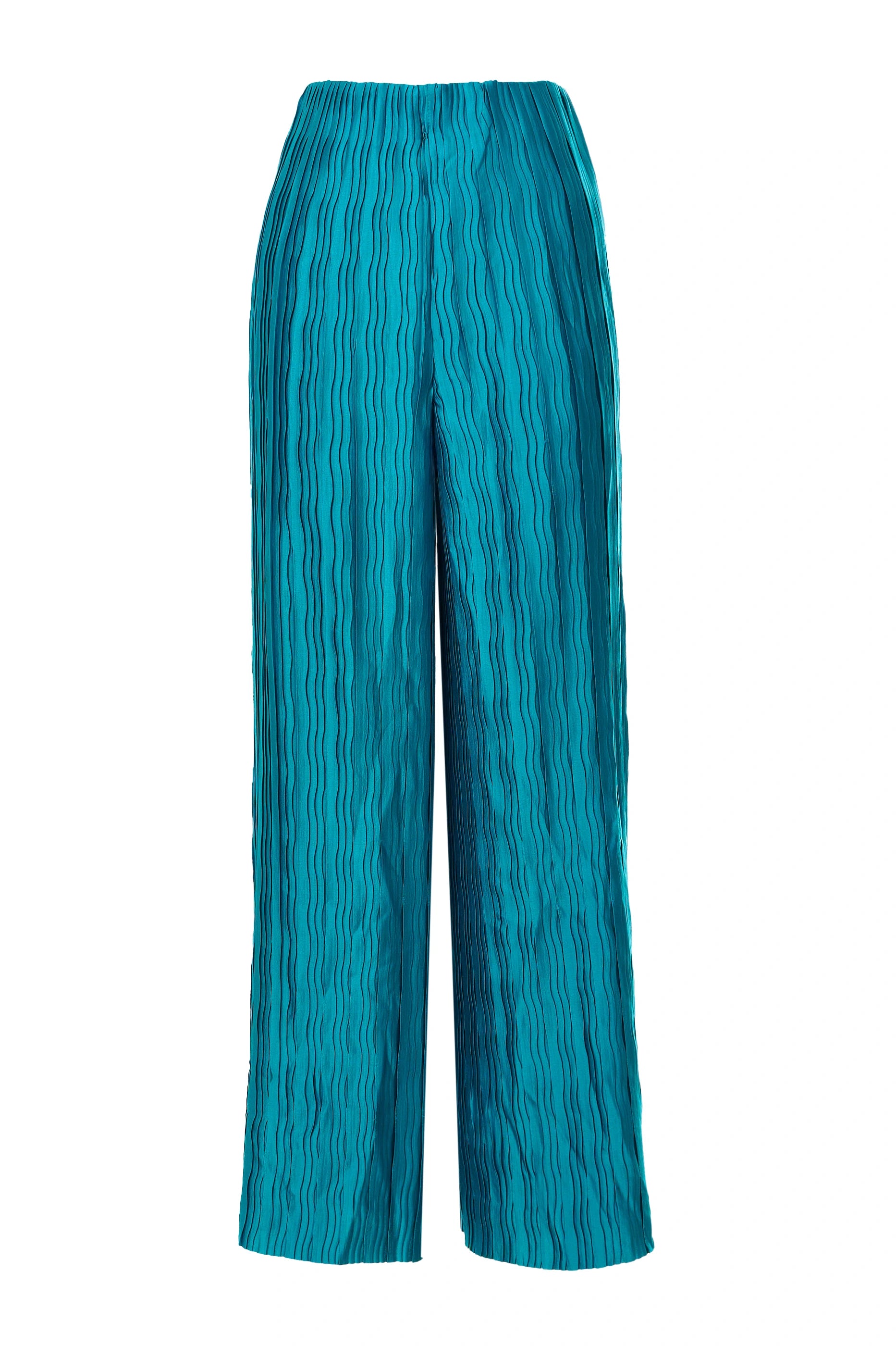 Clothide Pleat Surprise Trousers - Petrol - Styled