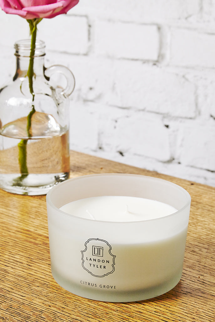 Citrus Grove Scented 3 Wick Candle