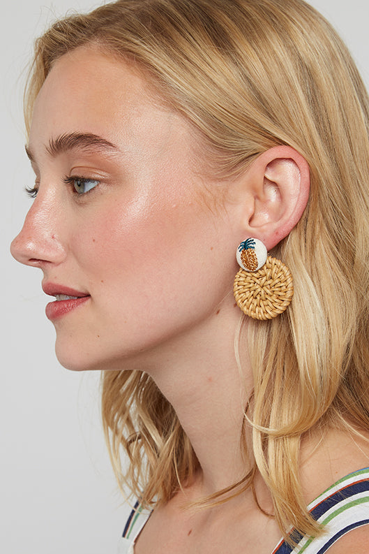 Dinah Pineapple Stud Earring