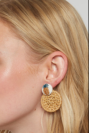 Dinah Pineapple Stud Earring