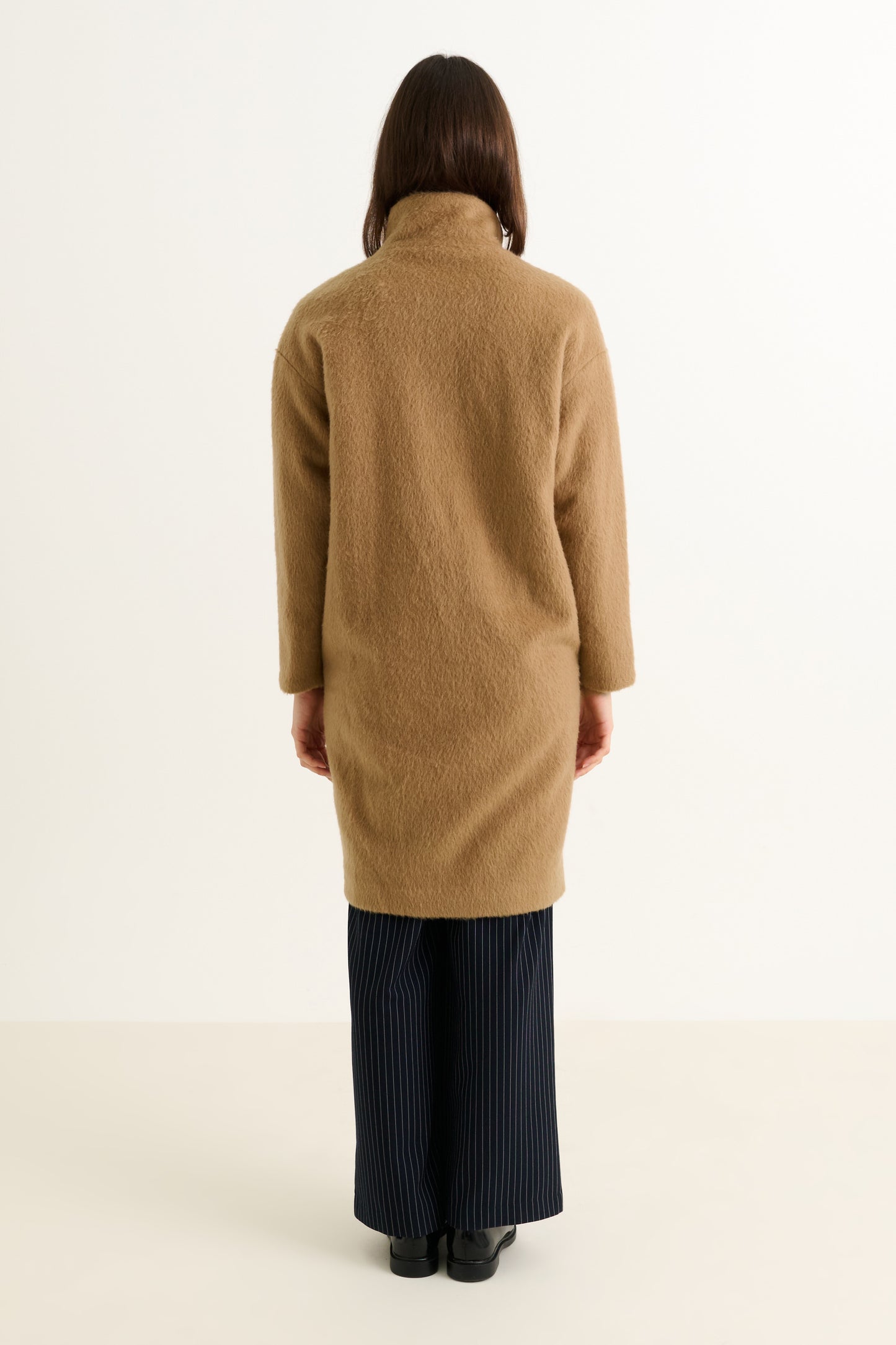 Donalda Camel Cocoon Coat