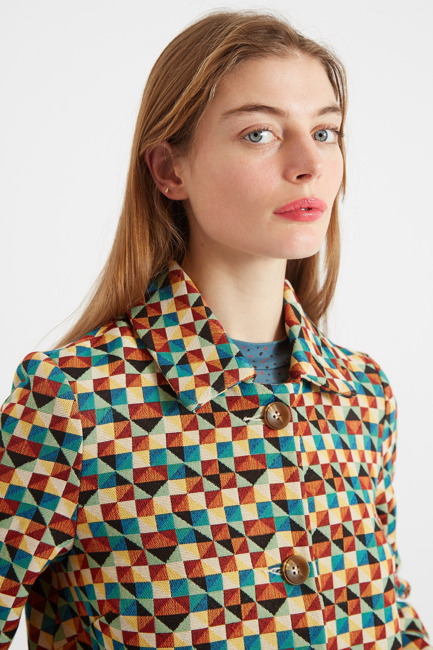 Dryden Geo Jacquard Coat