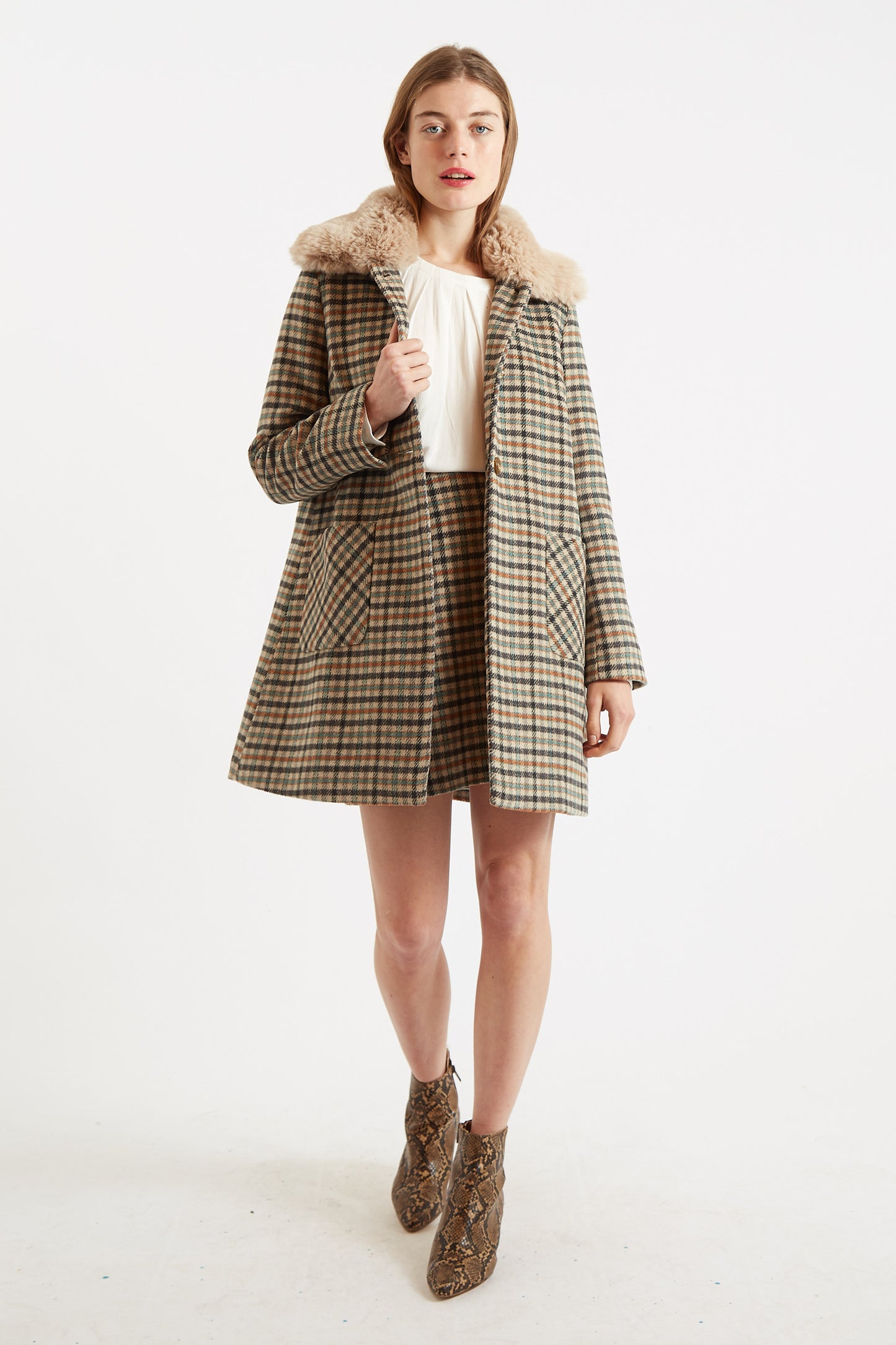 Dryden Wexford Check Coat