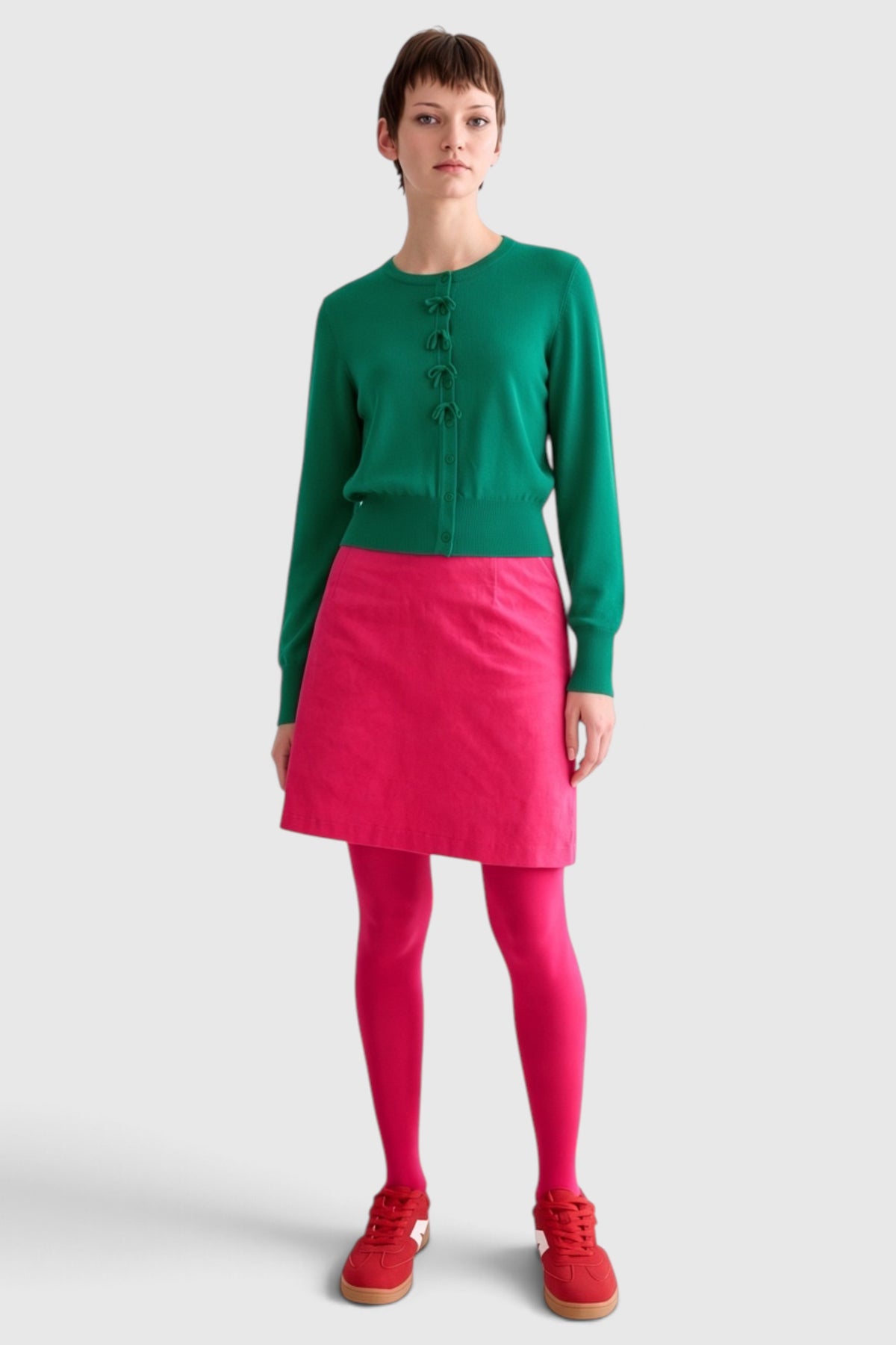 Dylan Babycord Mini Skirt - Pink