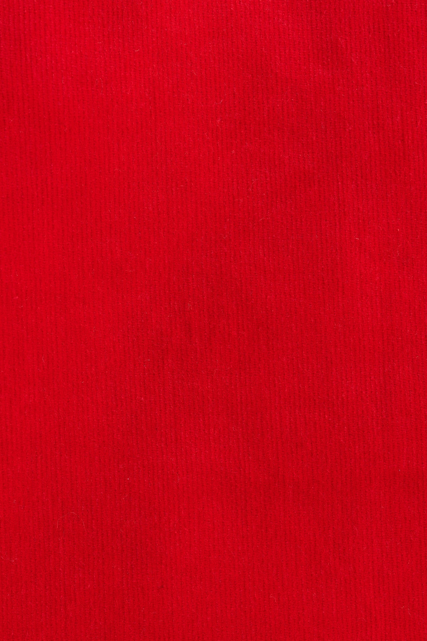 River Babycord Ric Rac Trim Wide Leg Trouser - Red