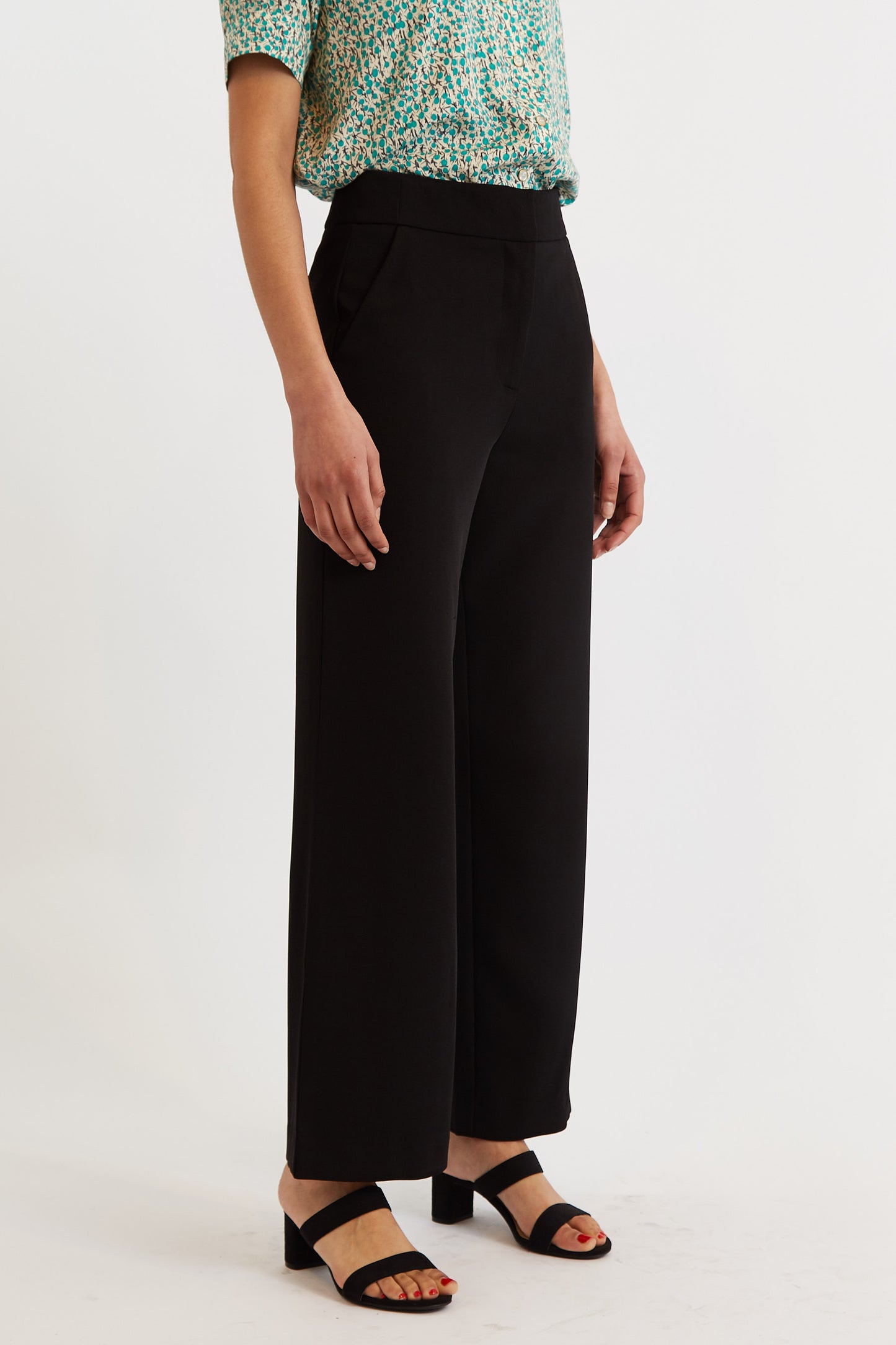 Elina Straight Leg Trouser Black