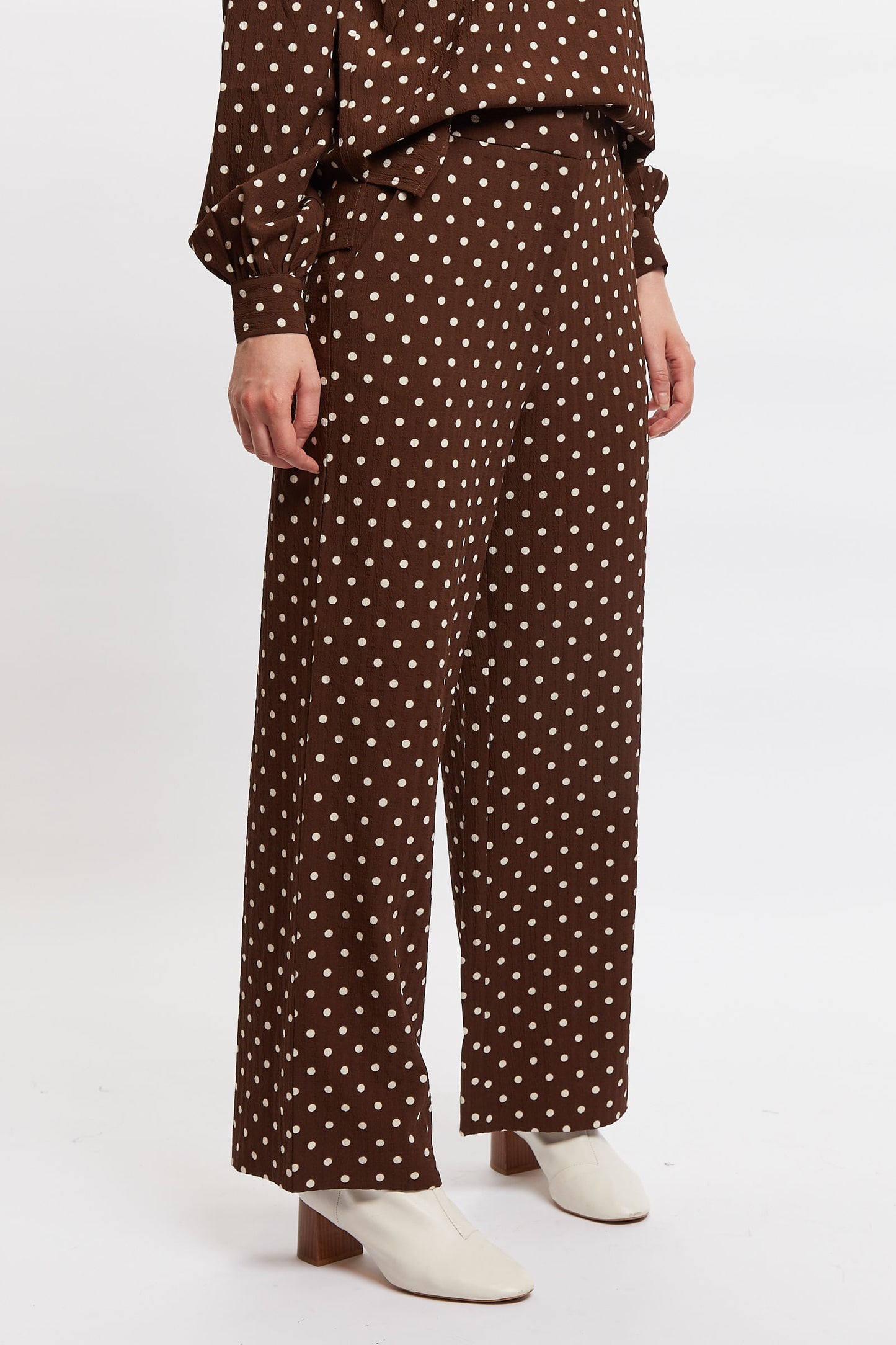 Louche Elina Pretty Woman Print Trouser