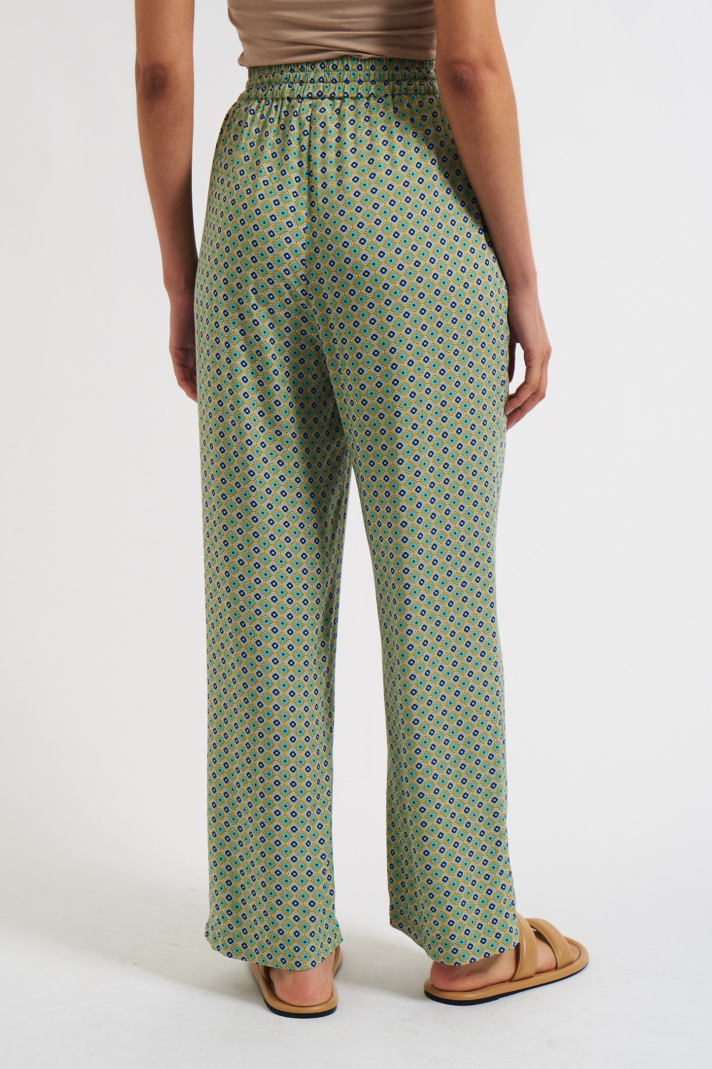 Emmanuella Tangiers Print Pyjama Style Trousers
