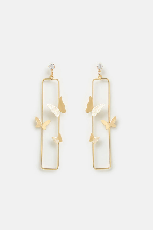Louche Farafalle Butterfly Pendant Earrings