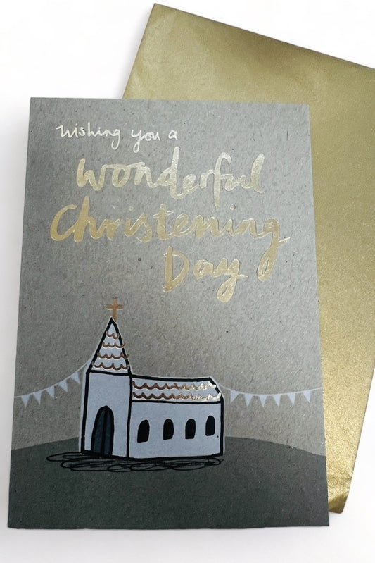 Wishing You a Wonderful Christening Day Card