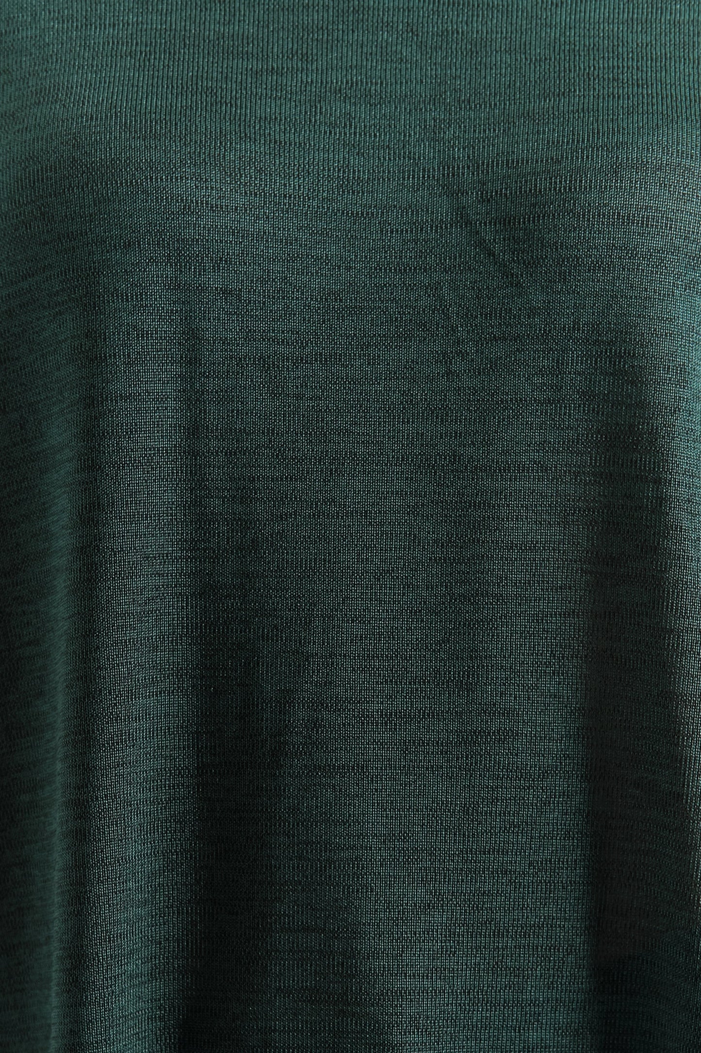 Penny Marl Long Sleeve Top in Green