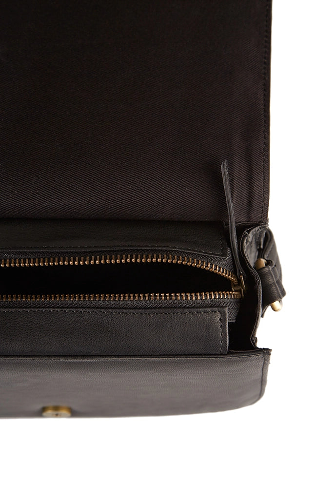 Hazel Hummingbird Embroidered Saddle Bag - Detail 3
